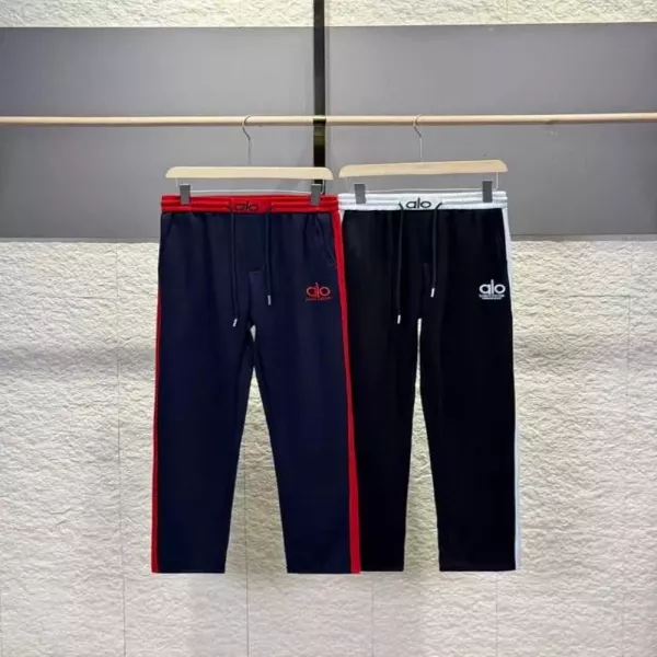 알로요가 측면 배색 남녀공용 트레이닝 팬츠