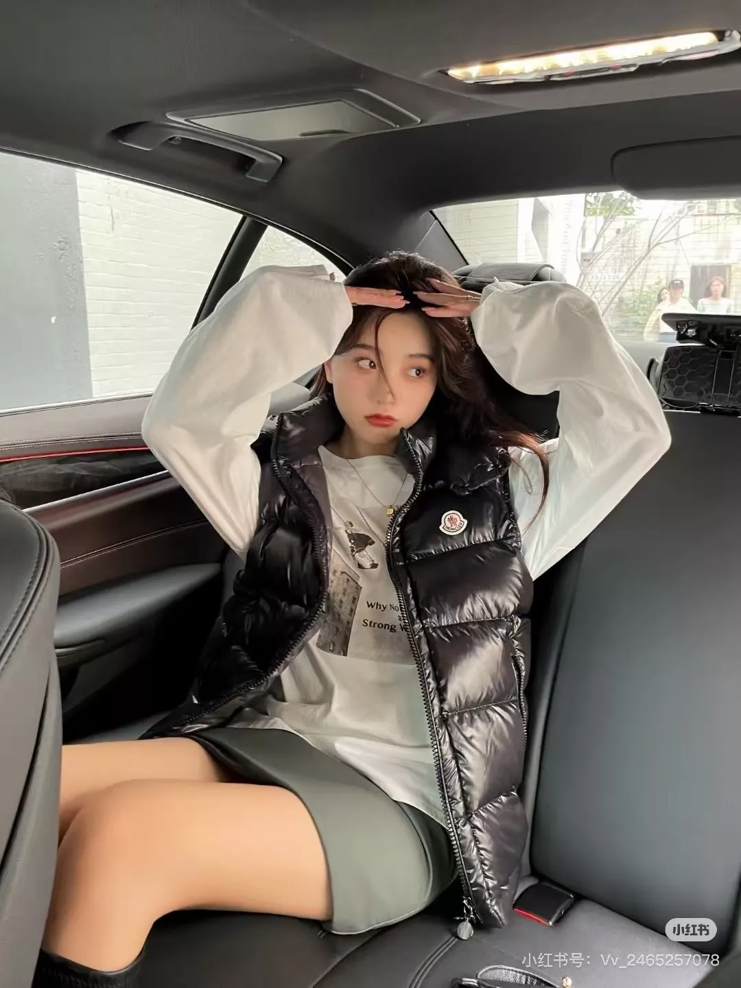 몽클레어 후드 다운 남녀공용 패딩 조끼 상세 이미지 15
