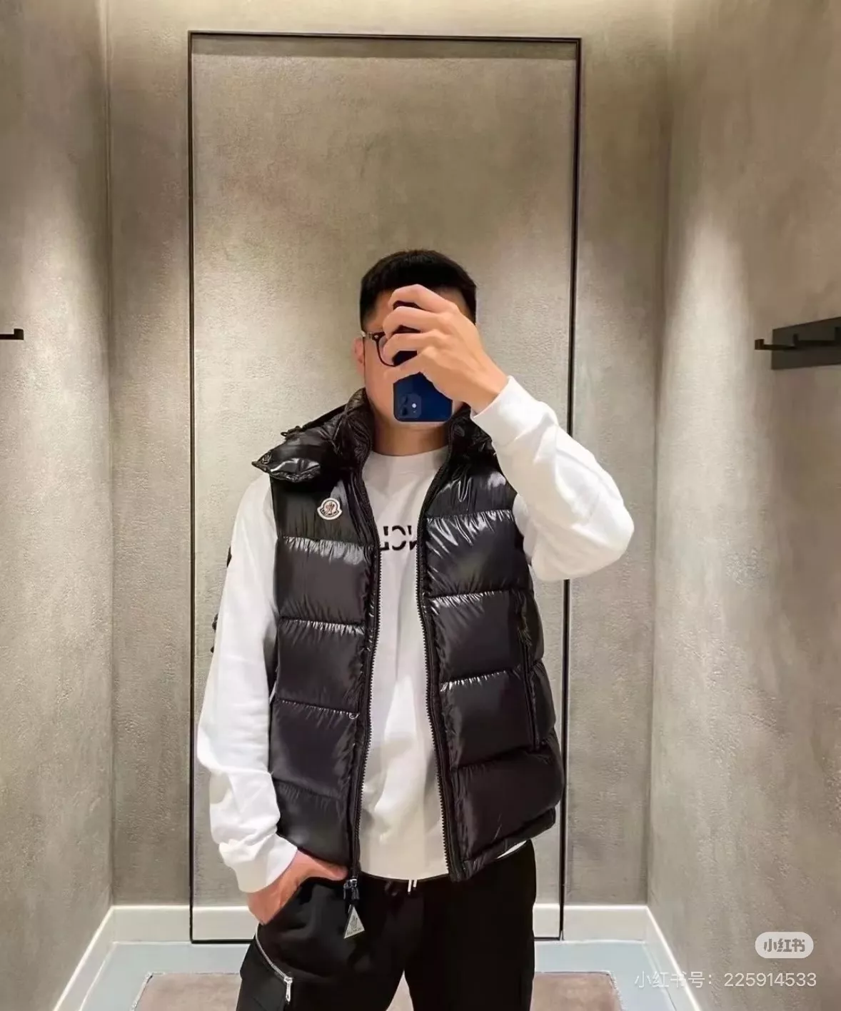 몽클레어 후드 다운 남녀공용 패딩 조끼 상세 이미지 17