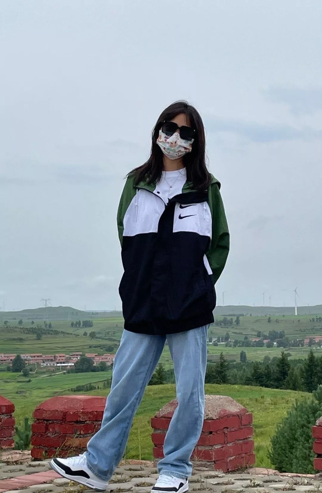 나이키 배색 나일론 남녀공용 후드 재킷 상세 이미지 13
