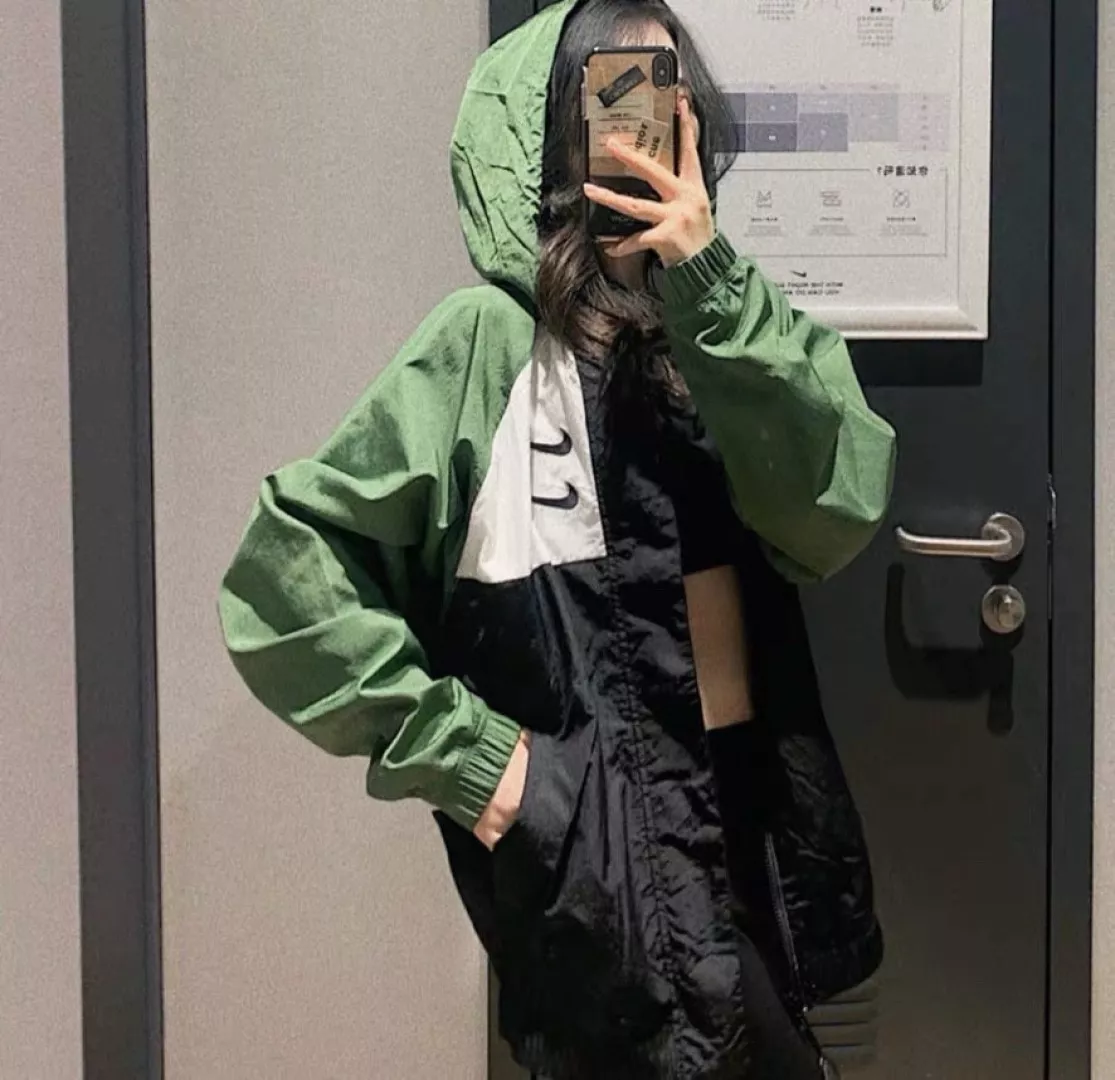 나이키 배색 나일론 남녀공용 후드 재킷 상세 이미지 18