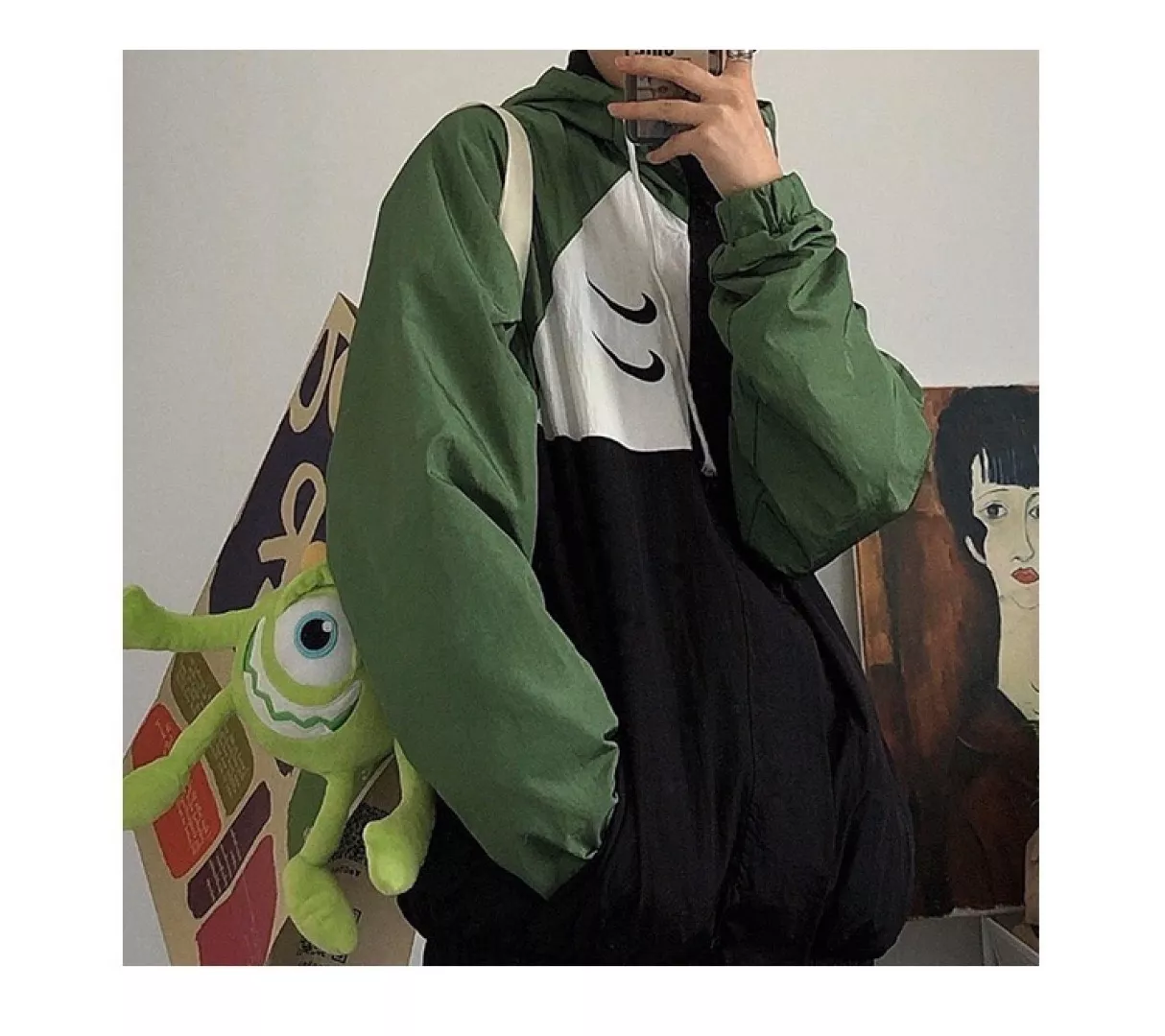 나이키 배색 나일론 남녀공용 후드 재킷 상세 이미지 24