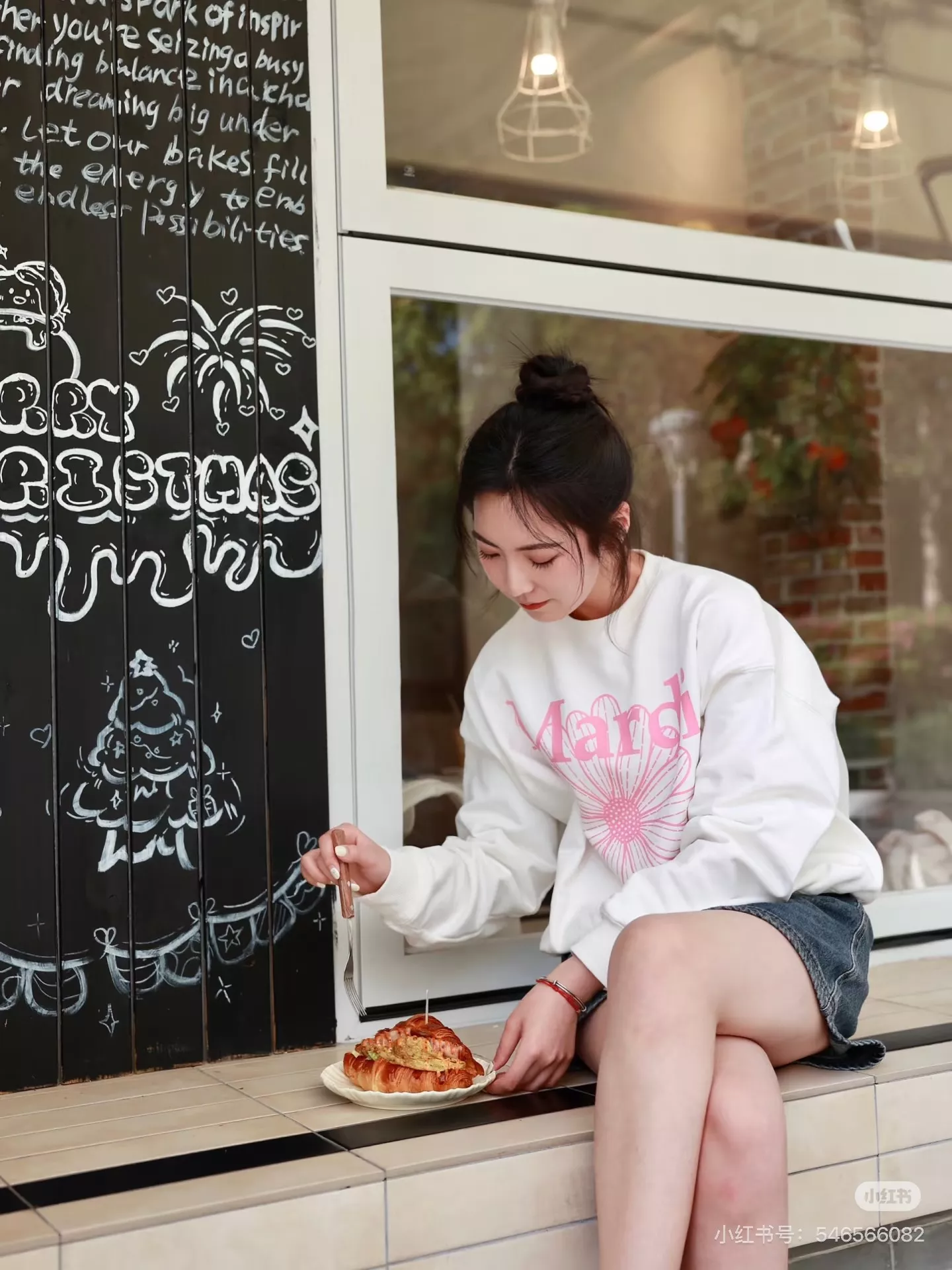 마르디 데이지 프린트 여성용 긴소매 티셔츠 상세 이미지 35