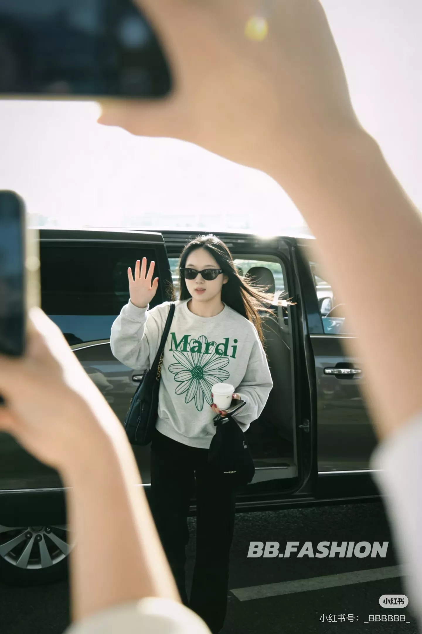 마르디 데이지 프린트 여성용 긴소매 티셔츠 상세 이미지 43