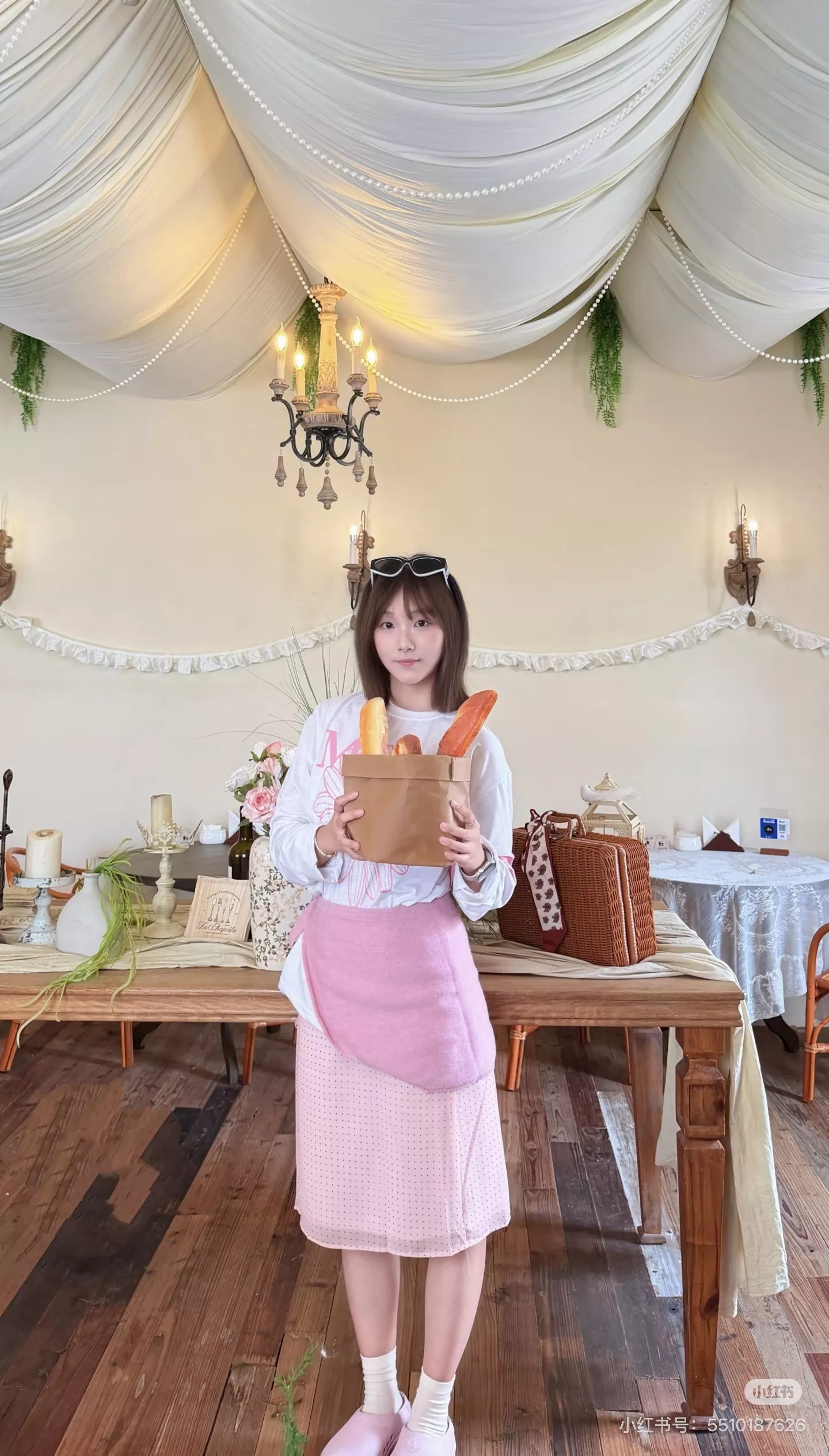 마르디 데이지 프린트 여성용 긴소매 티셔츠 상세 이미지 32