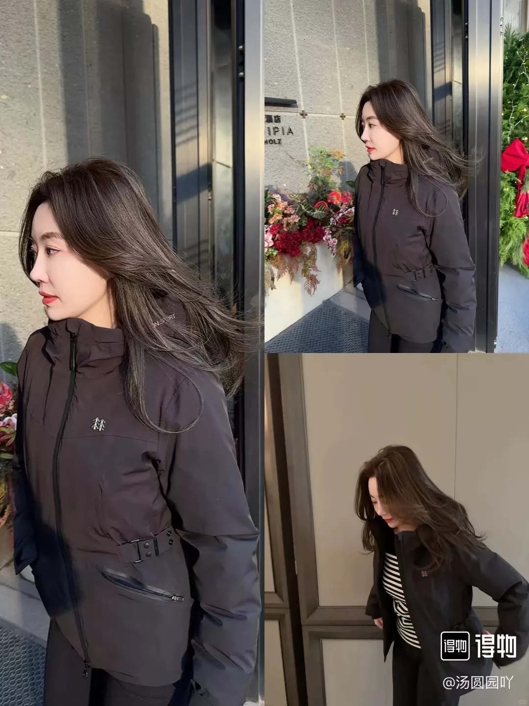 코오롱스포츠 후드 벨트 구스다운 여성용 쇼트 패딩 상세 이미지 37