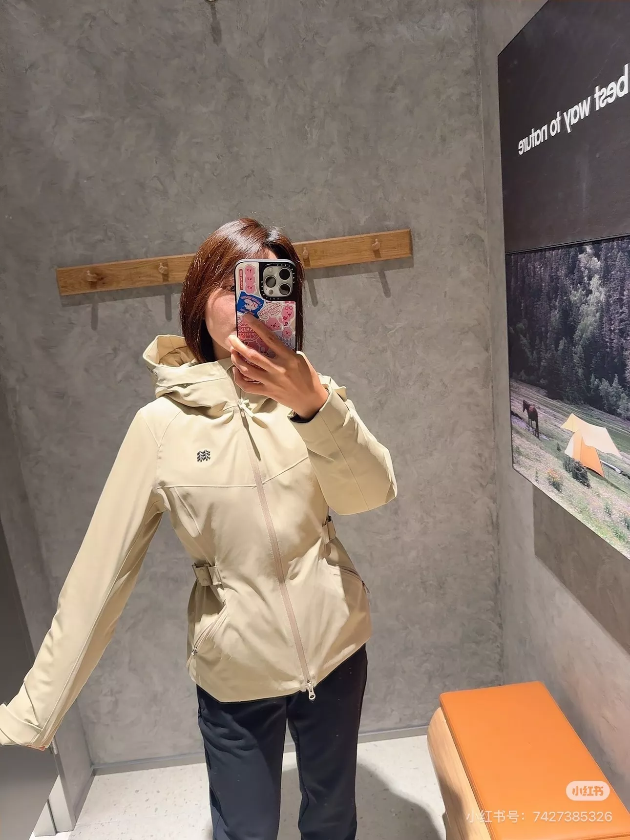 코오롱스포츠 후드 벨트 구스다운 여성용 쇼트 패딩 상세 이미지 39
