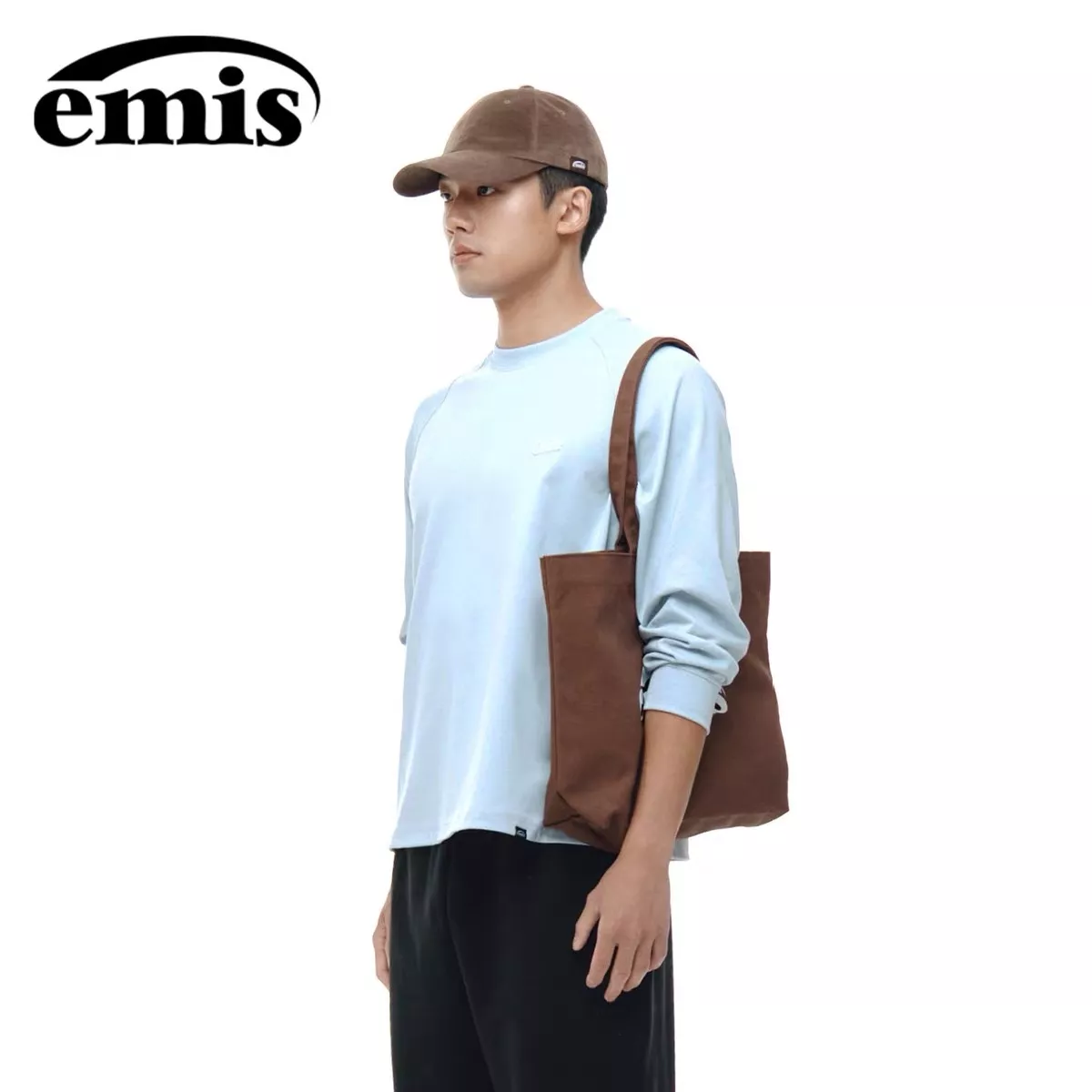 이미스 래글런 순면 여성용 긴소매 티셔츠 상세 이미지 4