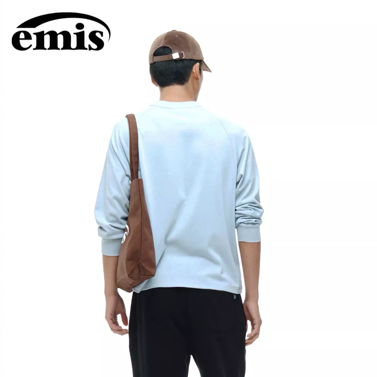 이미스 래글런 순면 여성용 긴소매 티셔츠 상세 이미지 6