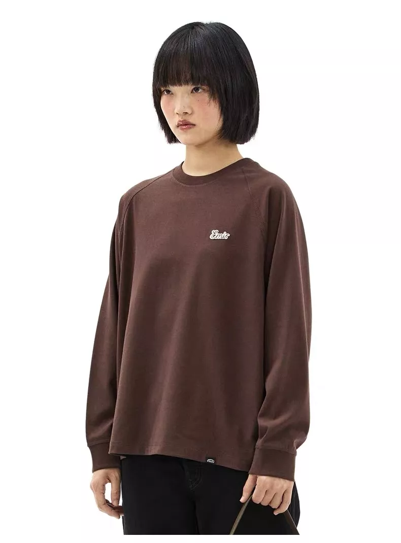 이미스 래글런 순면 여성용 긴소매 티셔츠 상세 이미지 8