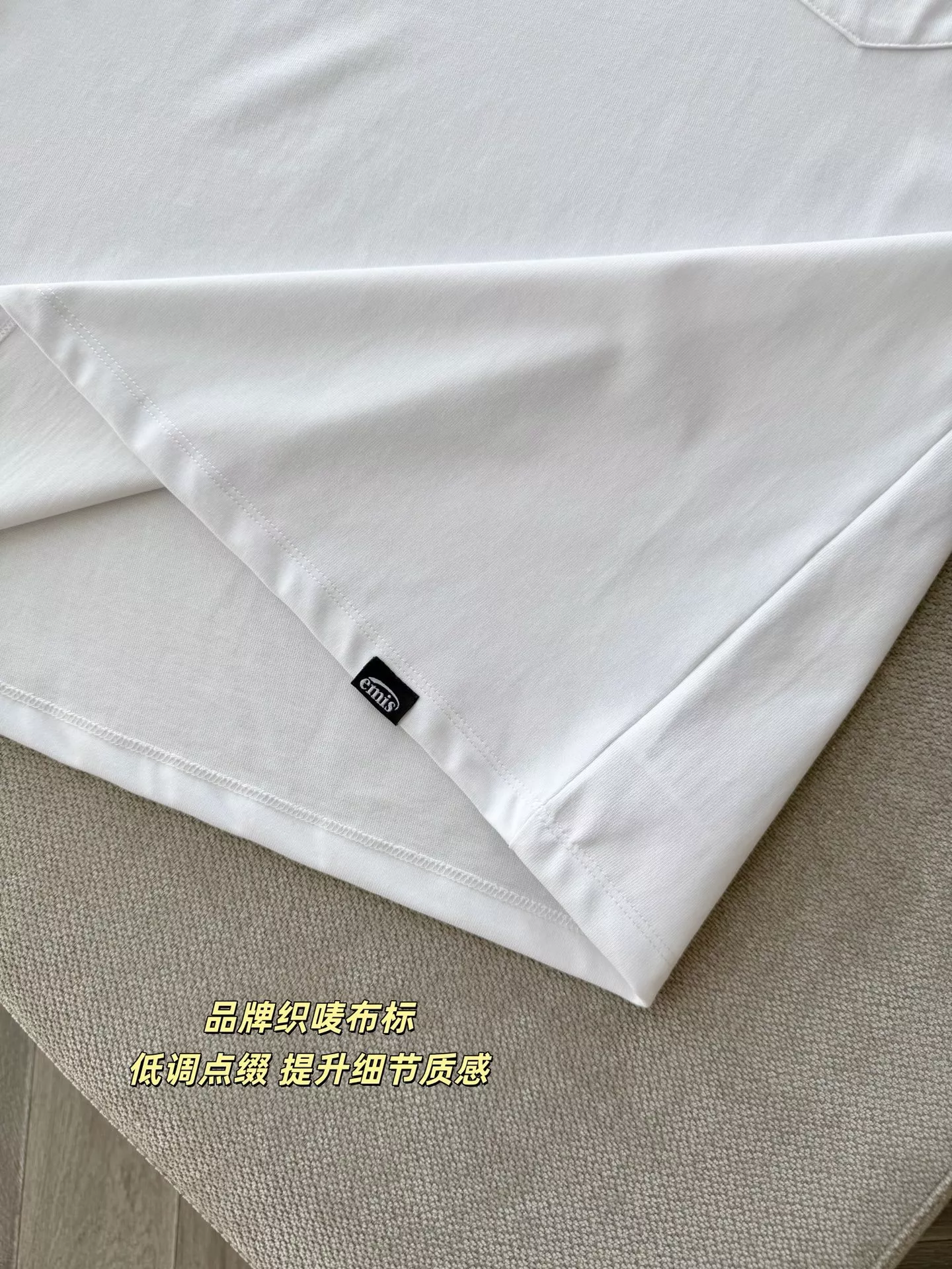 이미스 포켓 자수 여성용 긴소매 티셔츠 상세 이미지 28