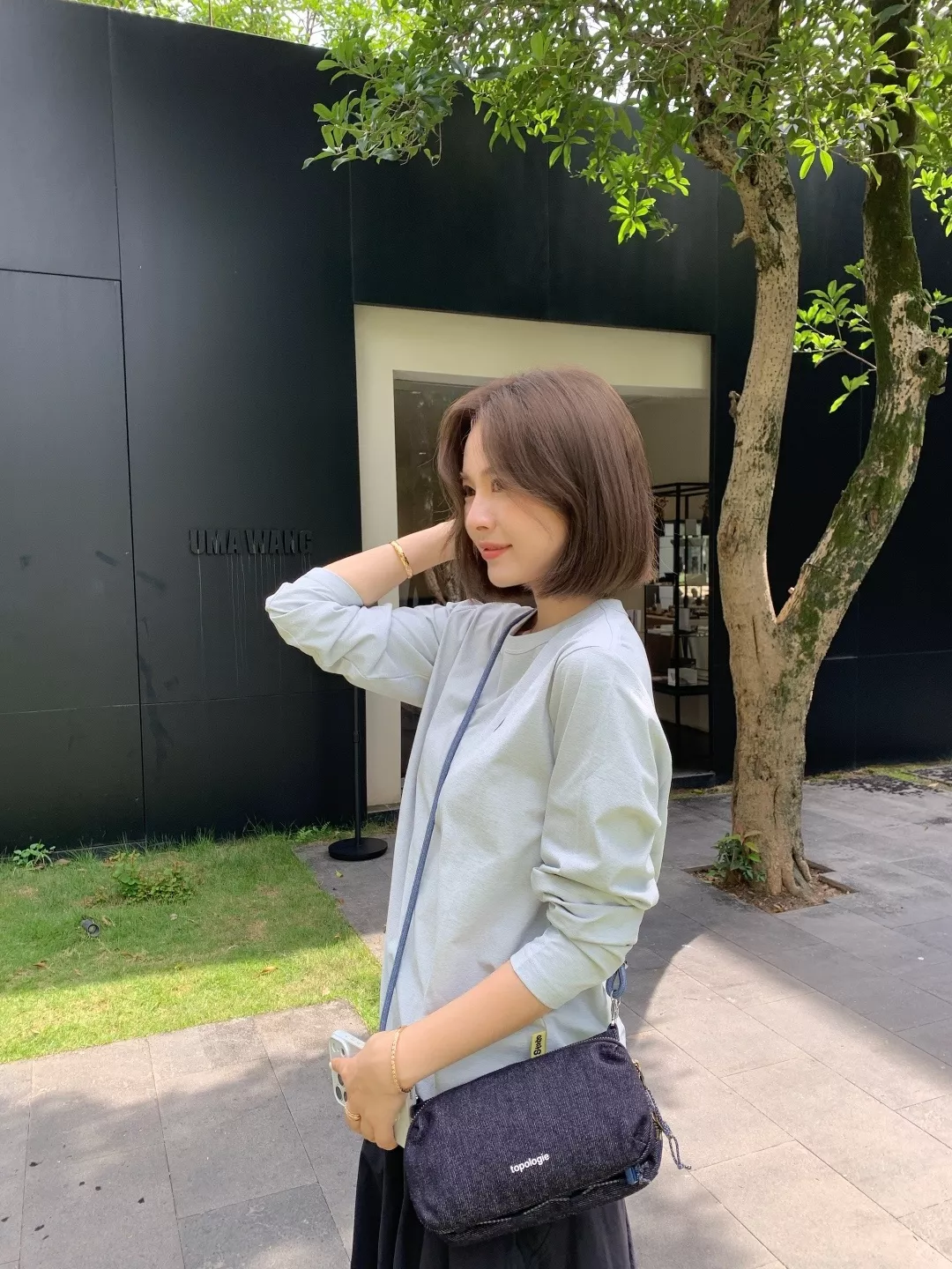 안코라우 만화 프린트 여성용 긴소매 티셔츠 상세 이미지 120
