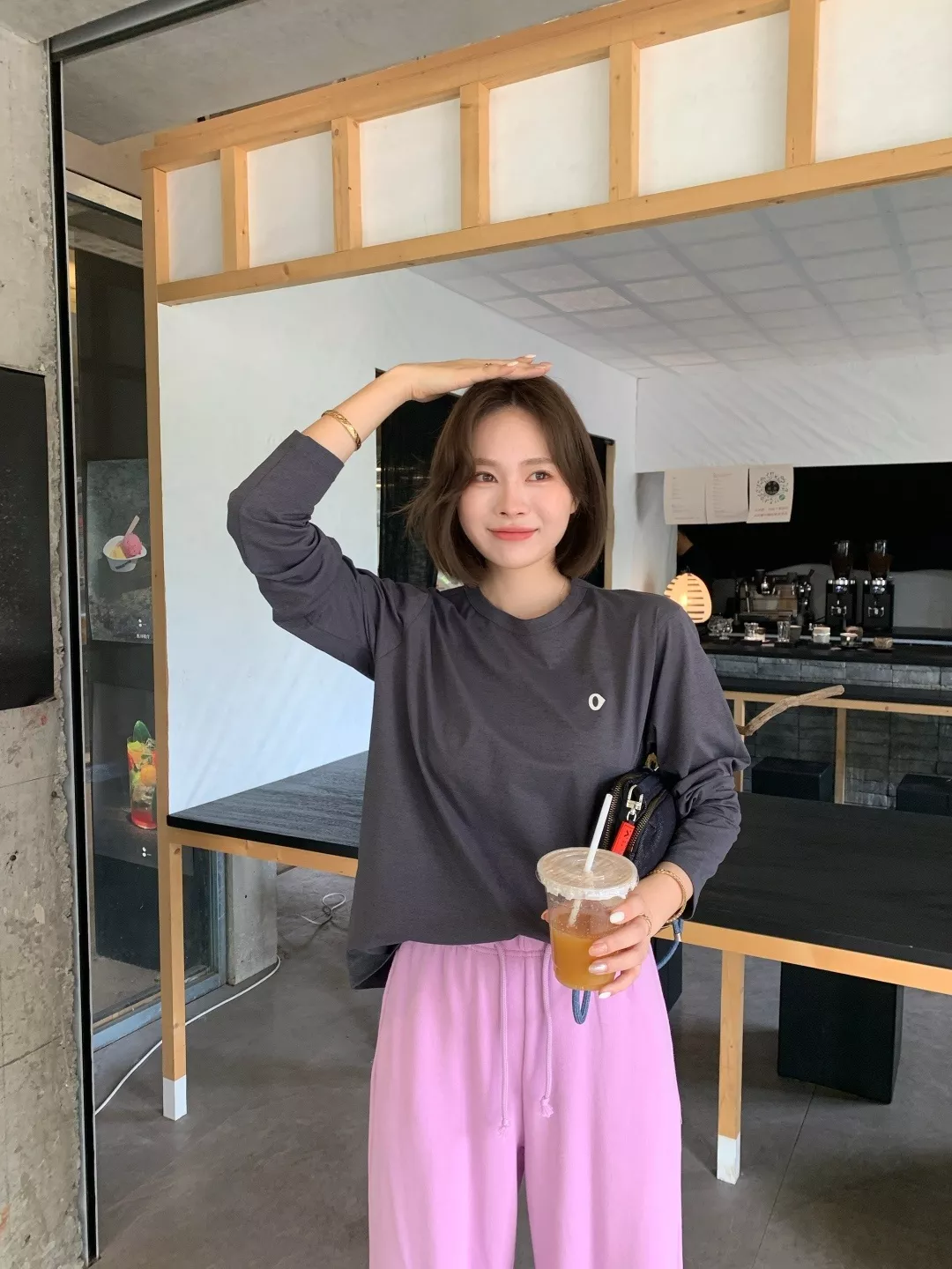 안코라우 만화 프린트 여성용 긴소매 티셔츠 상세 이미지 70