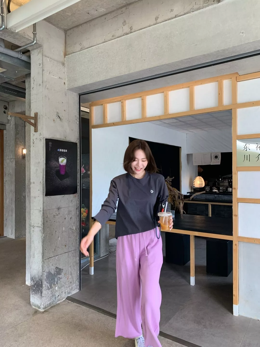 안코라우 만화 프린트 여성용 긴소매 티셔츠 상세 이미지 71