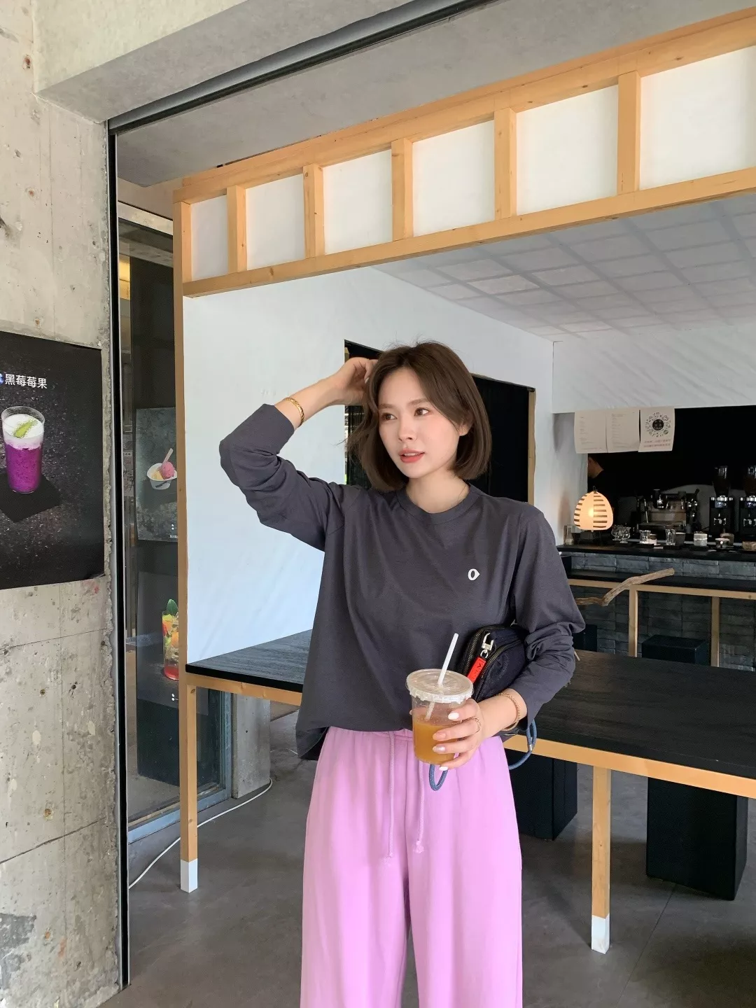 안코라우 만화 프린트 여성용 긴소매 티셔츠 상세 이미지 78