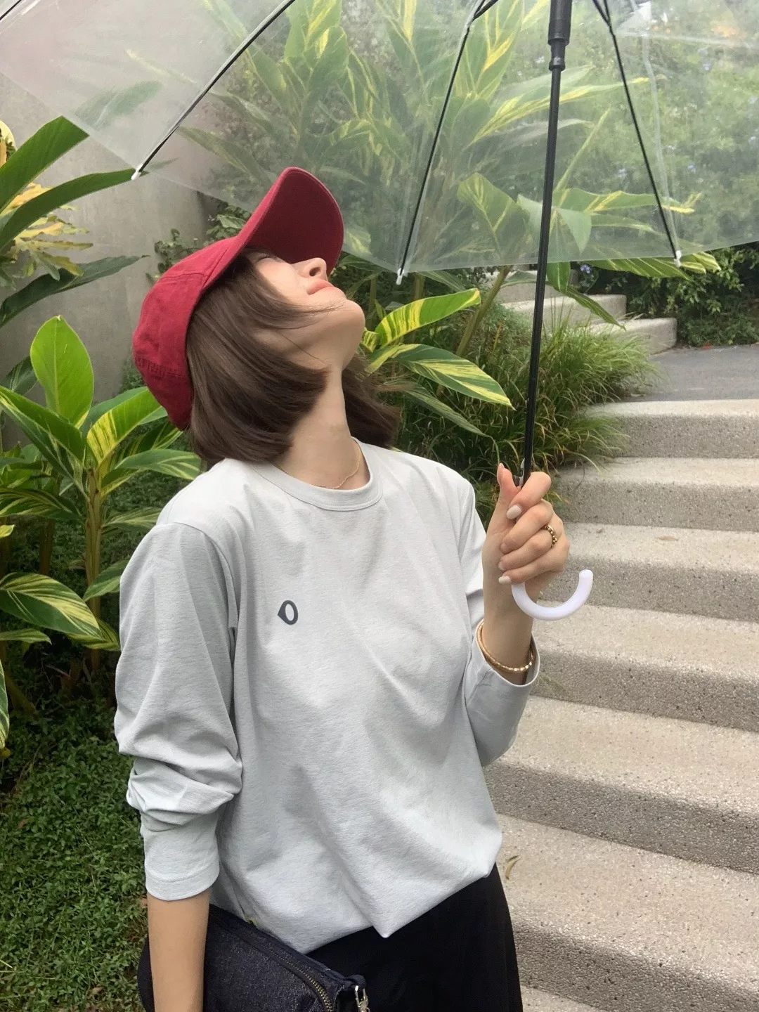 안코라우 만화 프린트 여성용 긴소매 티셔츠 상세 이미지 91