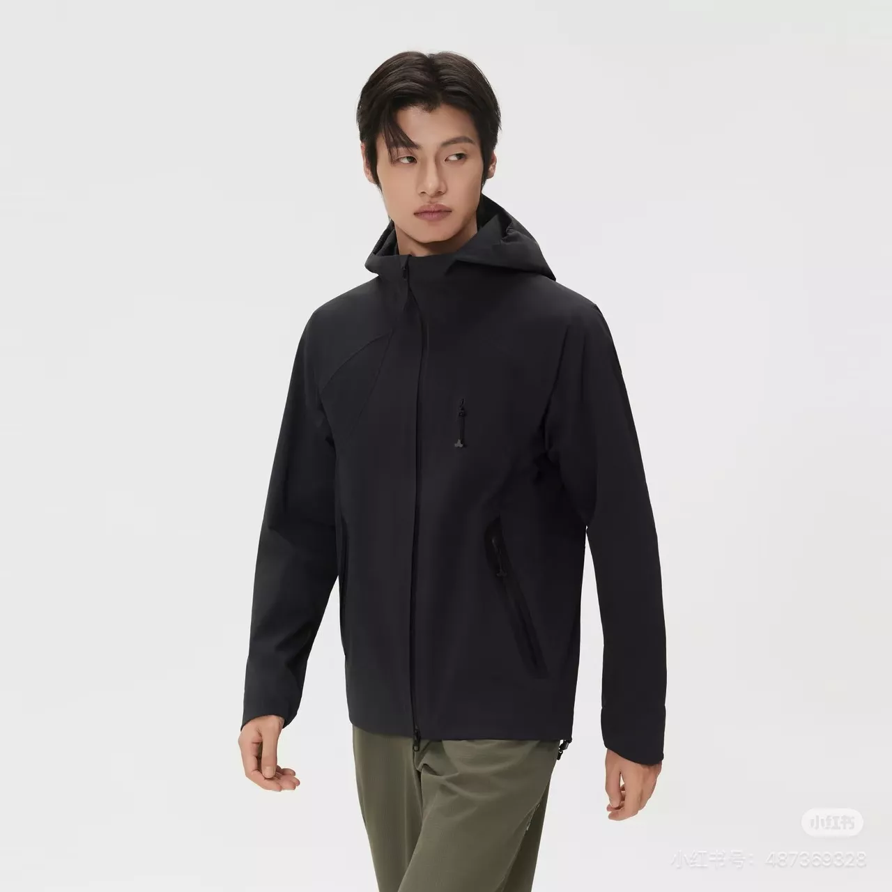 코오롱스포츠 이중직 소프트셸 남녀공용 후드 재킷 상세 이미지 35