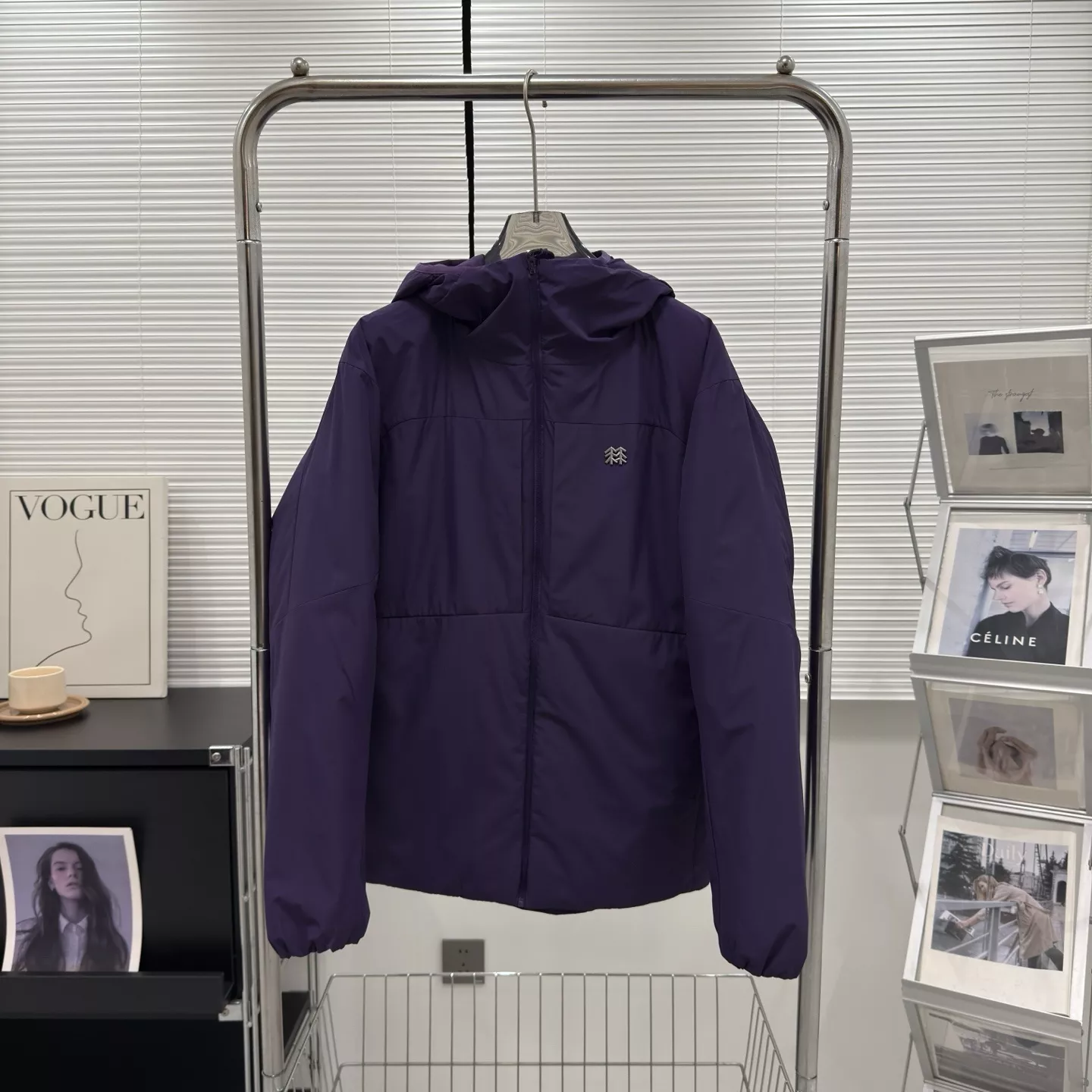 코오롱스포츠 경량 후드 남녀공용 쇼트 패딩 상세 이미지 3