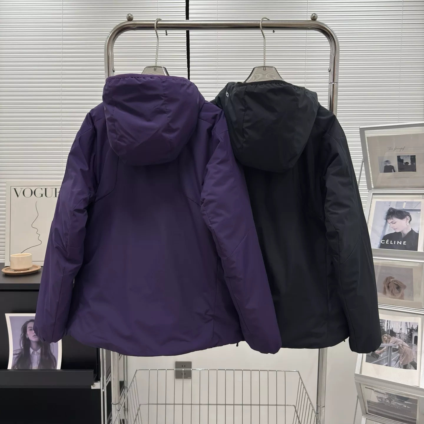 코오롱스포츠 경량 후드 남녀공용 쇼트 패딩 상세 이미지 5