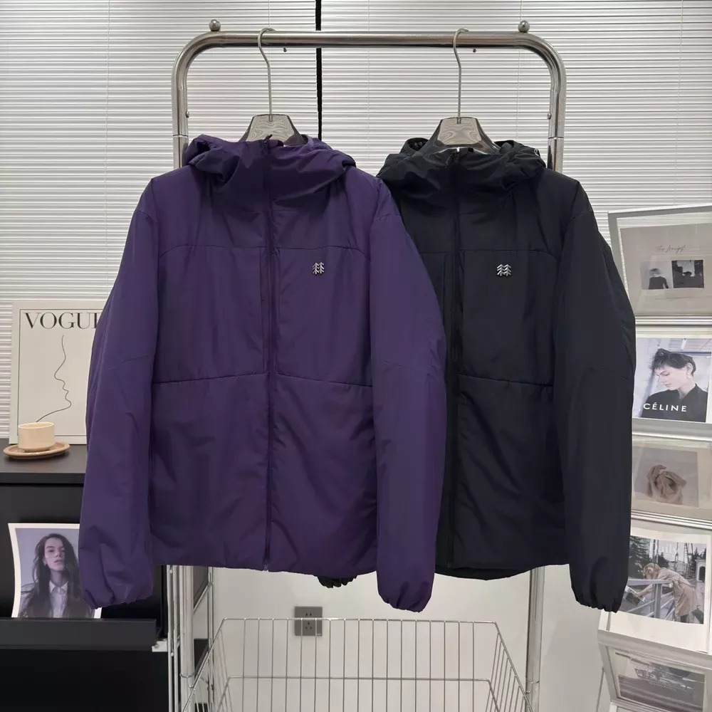 코오롱스포츠 경량 후드 남녀공용 쇼트 패딩