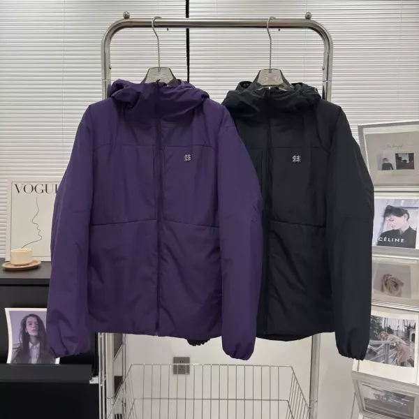 코오롱스포츠 경량 후드 남녀공용 쇼트 패딩
