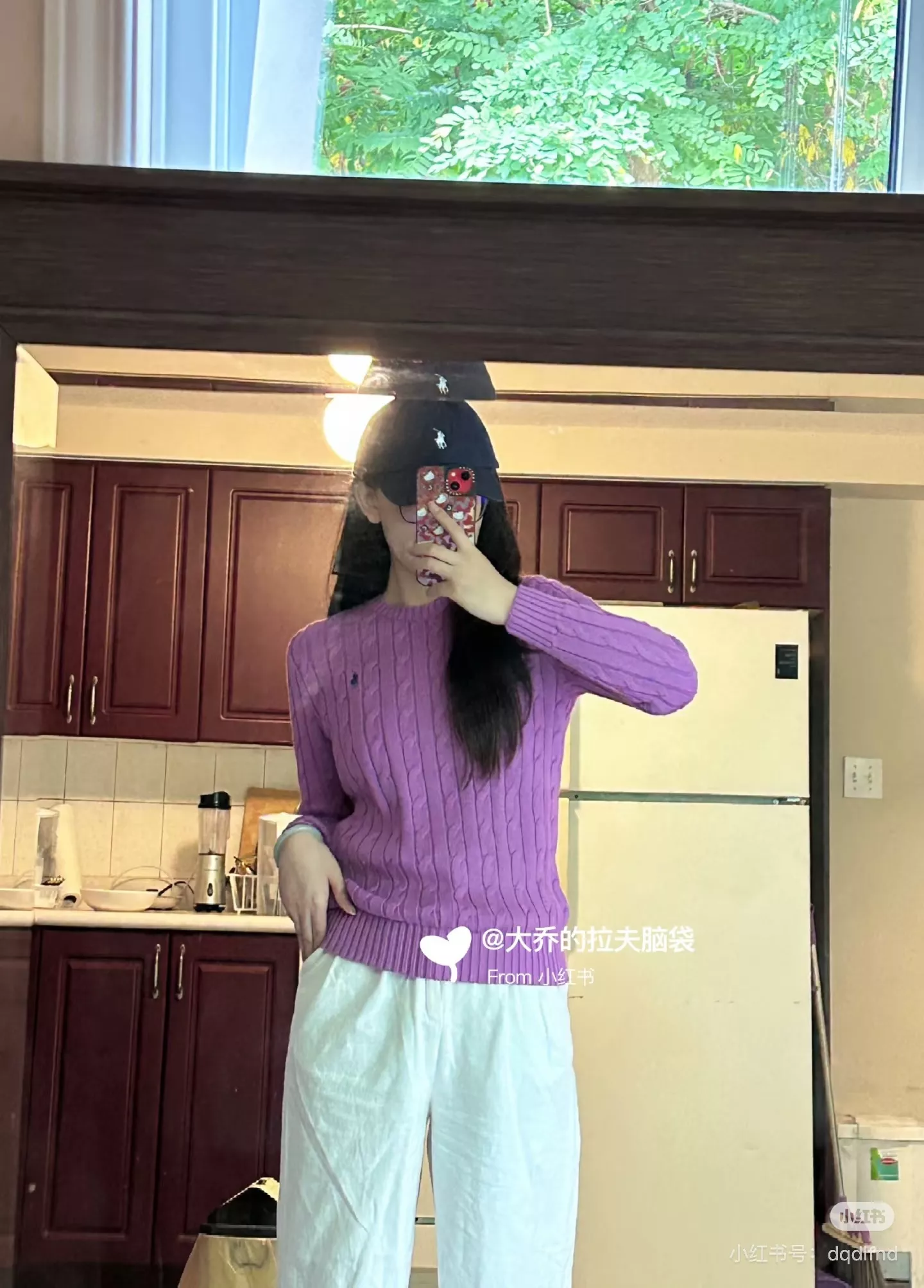 랄프로렌 꽈배기 자수 여성용 긴소매 니트 상세 이미지 22