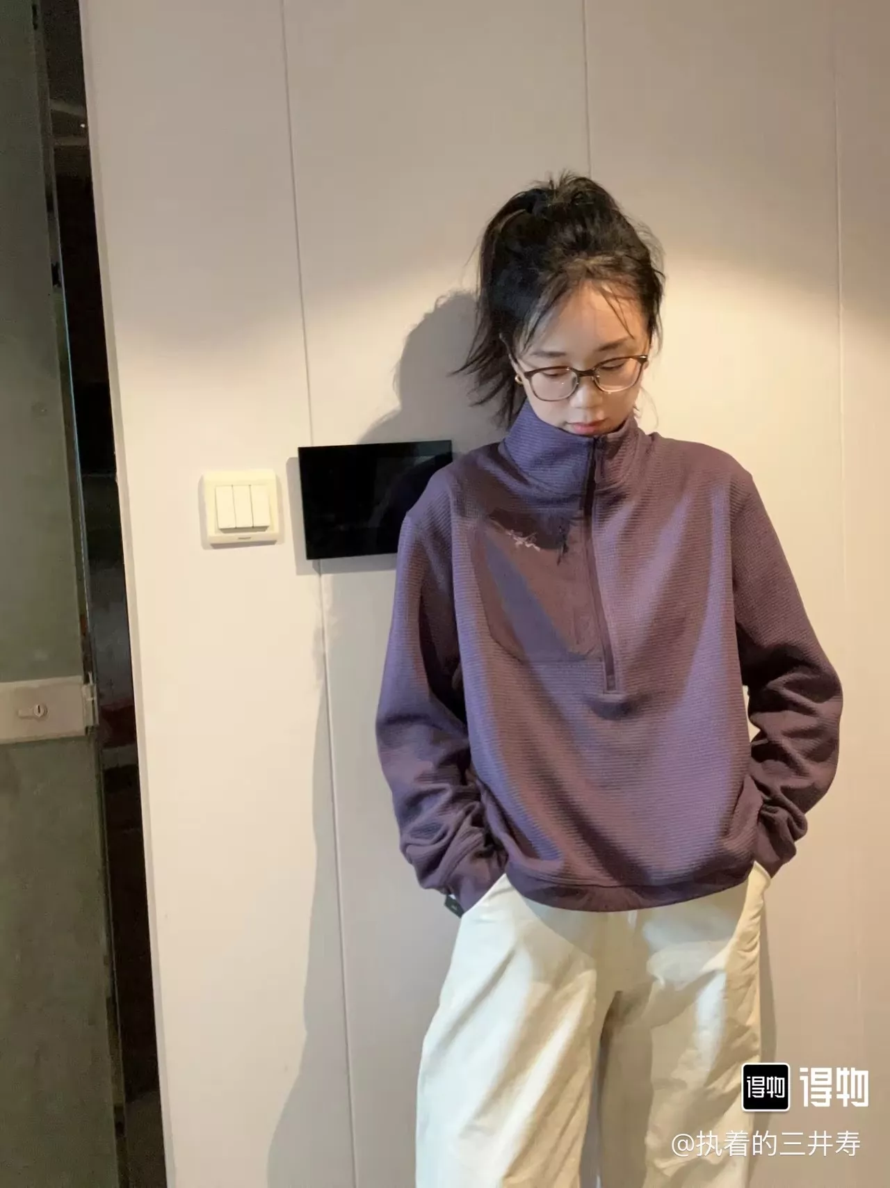 아크테릭스 와플 반집업 여성용 긴소매 티셔츠 상세 이미지 22