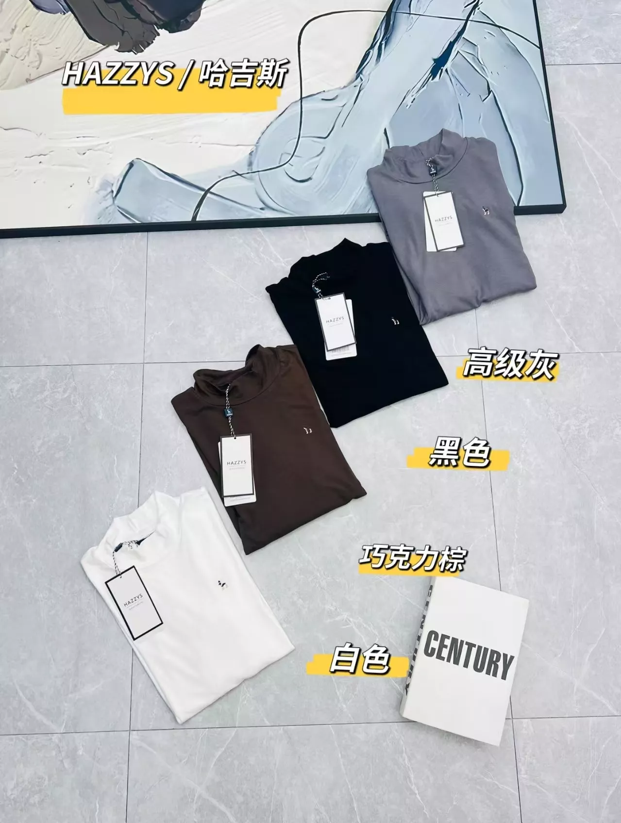 헤지스 반목 자수 여성용 긴소매 티셔츠 상세 이미지 9