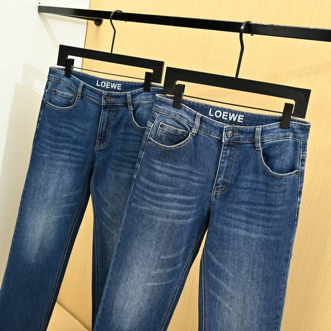 로에베 워싱 스트레이트 남녀공용 데님 팬츠 상세 이미지 9