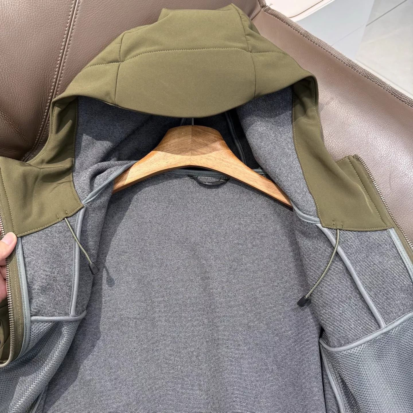 카일라스 기모 소프트셸 남녀공용 후드 재킷 상세 이미지 7