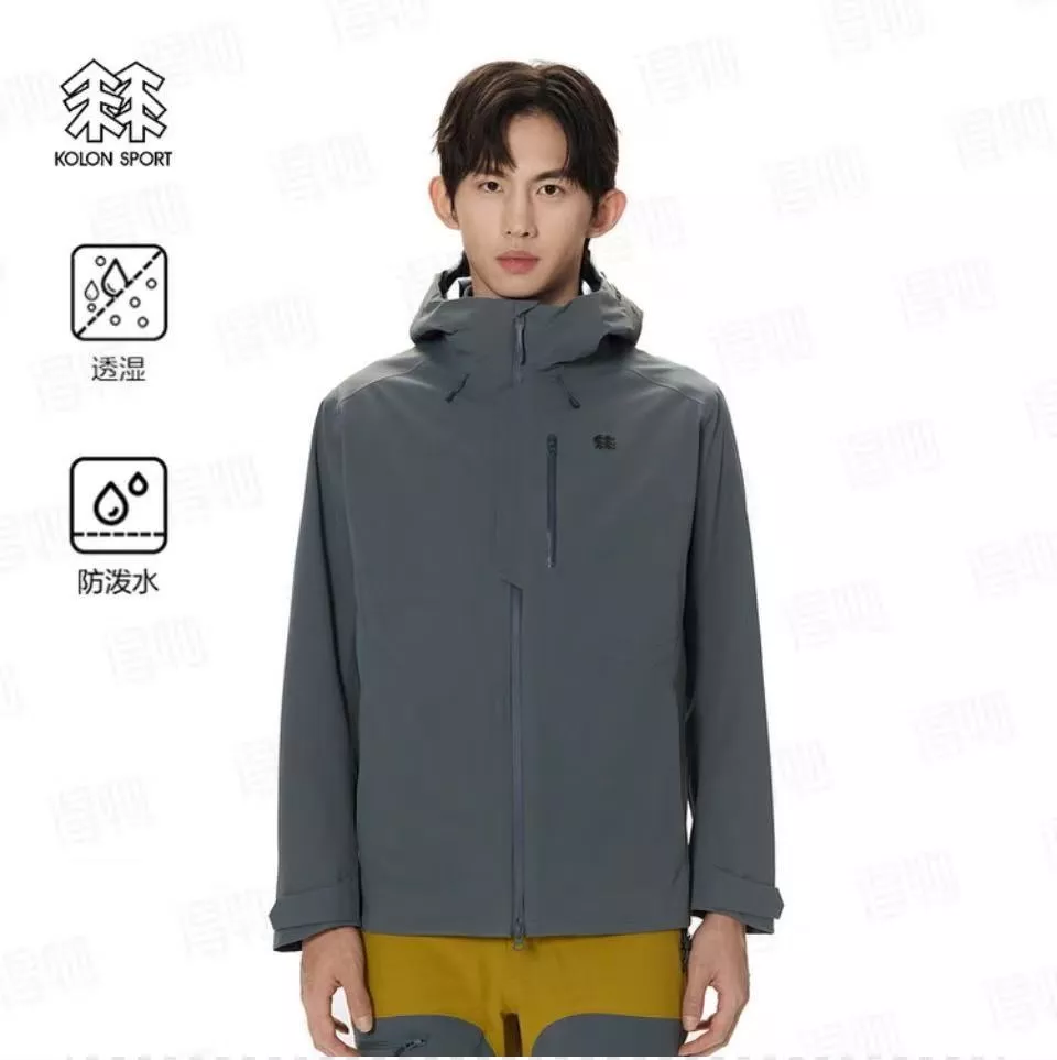 코오롱스포츠 소프트셸 집업 남녀공용 후드 재킷 상세 이미지 21