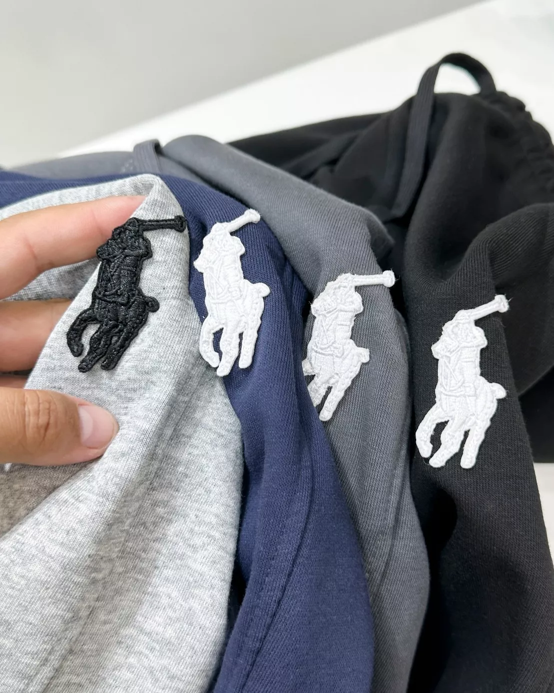 랄프로렌 로고 밴딩 남녀공용 트레이닝 팬츠 상세 이미지 7