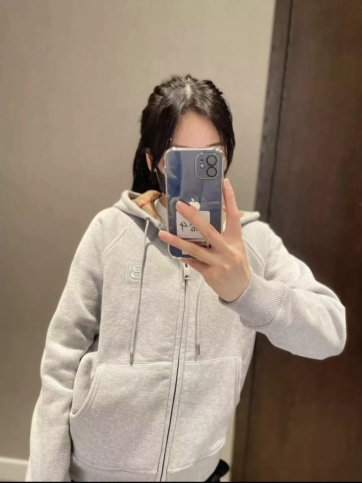 버버리 레터링 자수 남녀공용 후드 재킷 상세 이미지 21