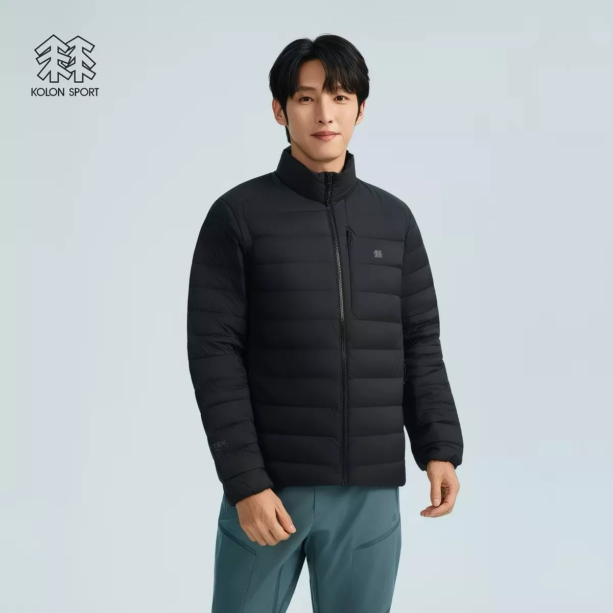 코오롱스포츠 가로 퀼팅 남녀공용 쇼트 패딩 상세 이미지 25
