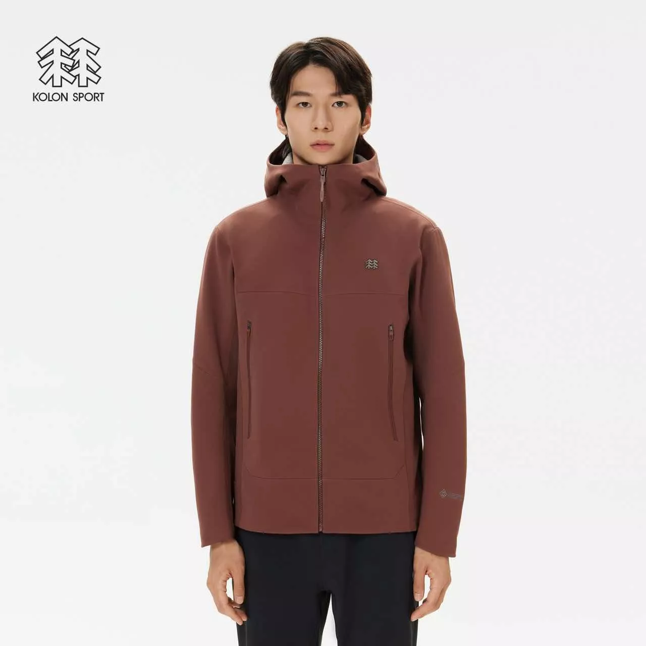 코오롱스포츠 방풍 소프트셸 남녀공용 후드 재킷 상세 이미지 21