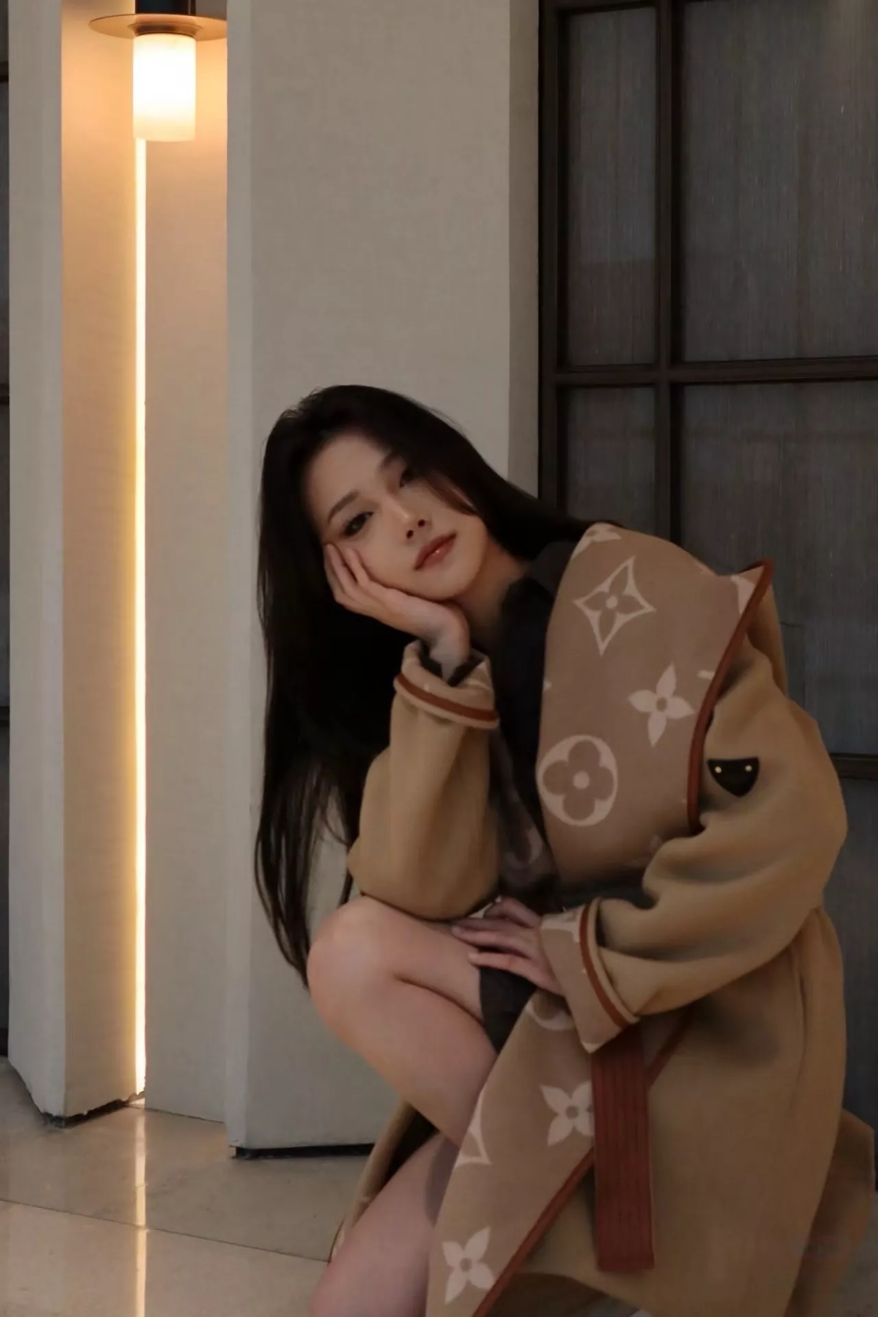 루이비통 모노그램 벨트 여성용 쇼트 코트 상세 이미지 68