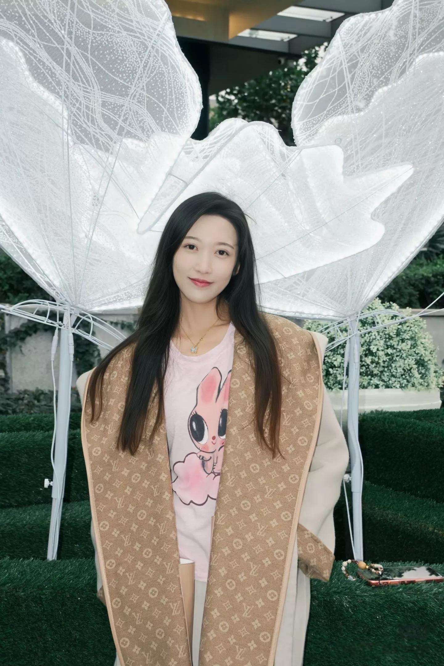 루이비통 모노그램 벨트 양모 여성용 쇼트 코트 상세 이미지 65