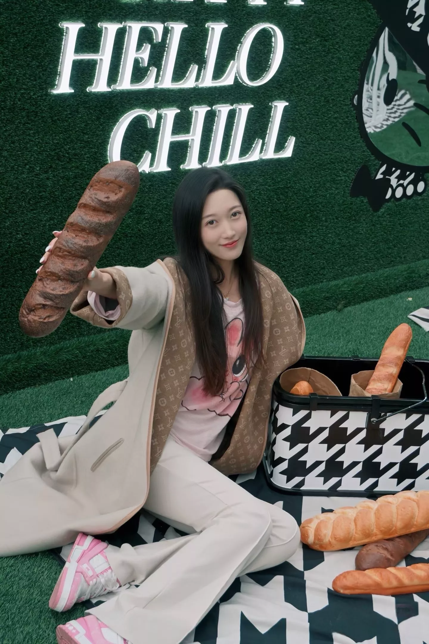 루이비통 모노그램 벨트 양모 여성용 쇼트 코트 상세 이미지 66