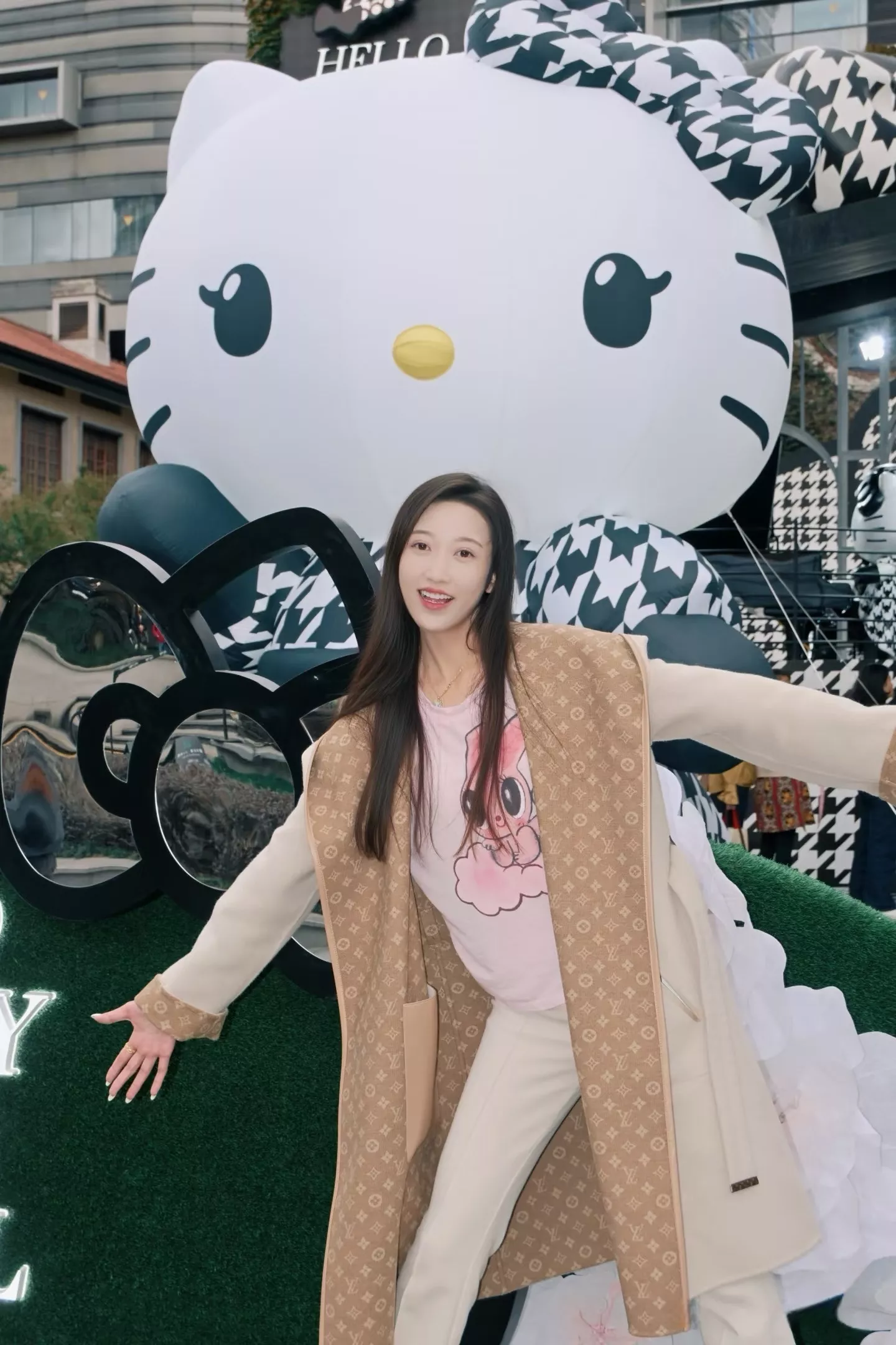 루이비통 모노그램 벨트 양모 여성용 쇼트 코트 상세 이미지 69