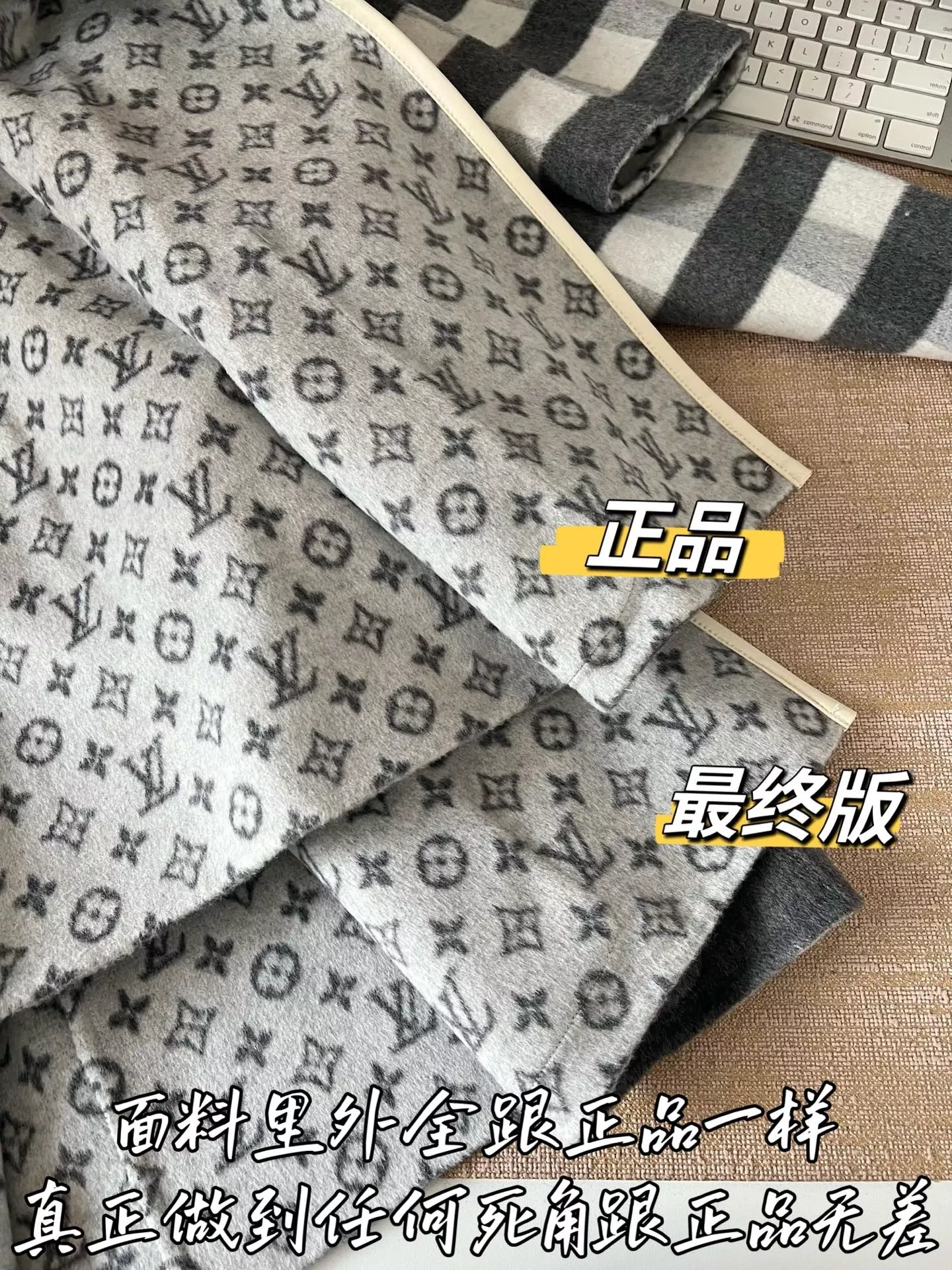 루이비통 모노그램 체크 벨트 여성용 쇼트 코트 상세 이미지 51