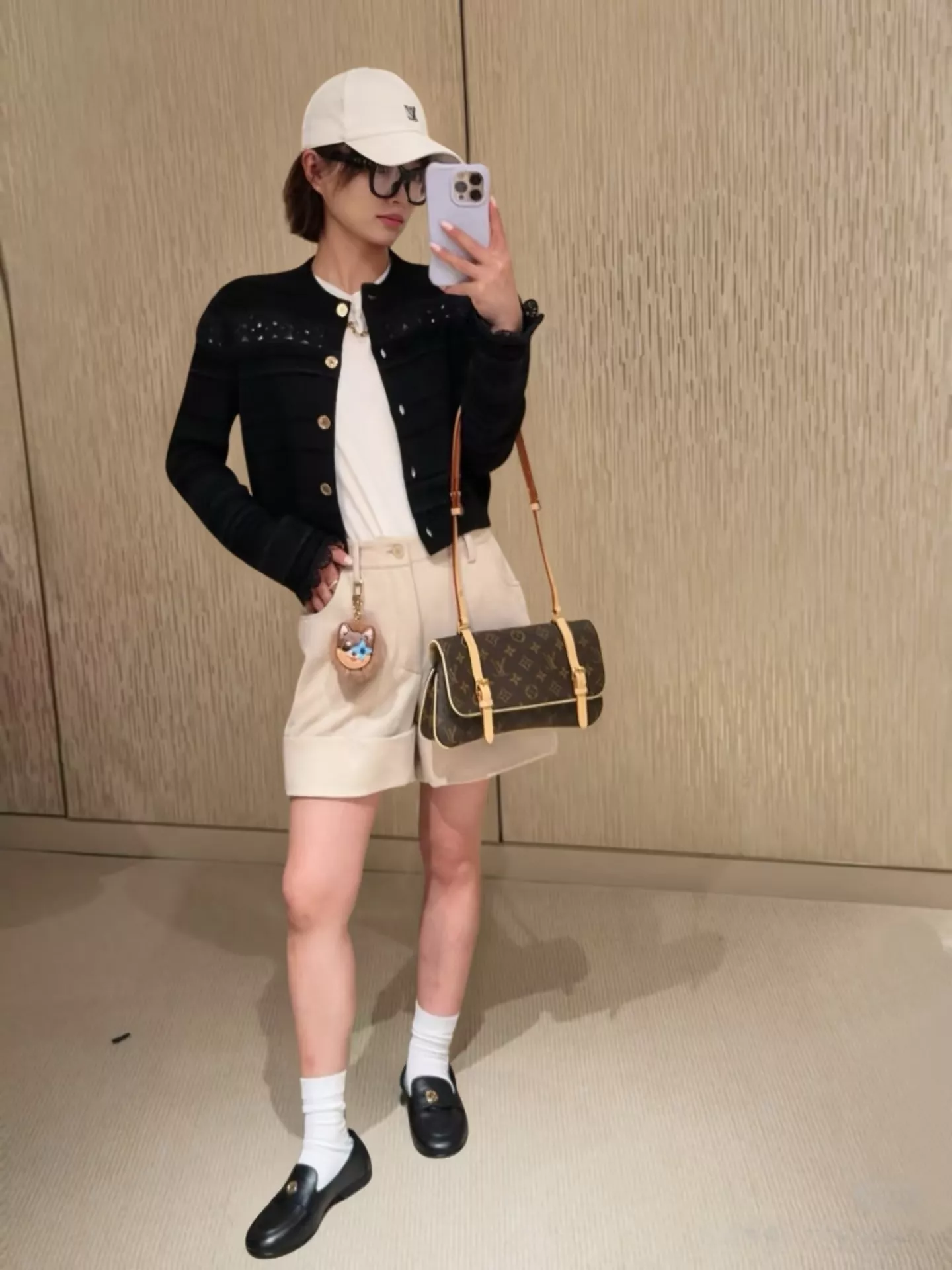 루이비통 스트라이프 메리노 여성용 긴소매 가디건 상세 이미지 62