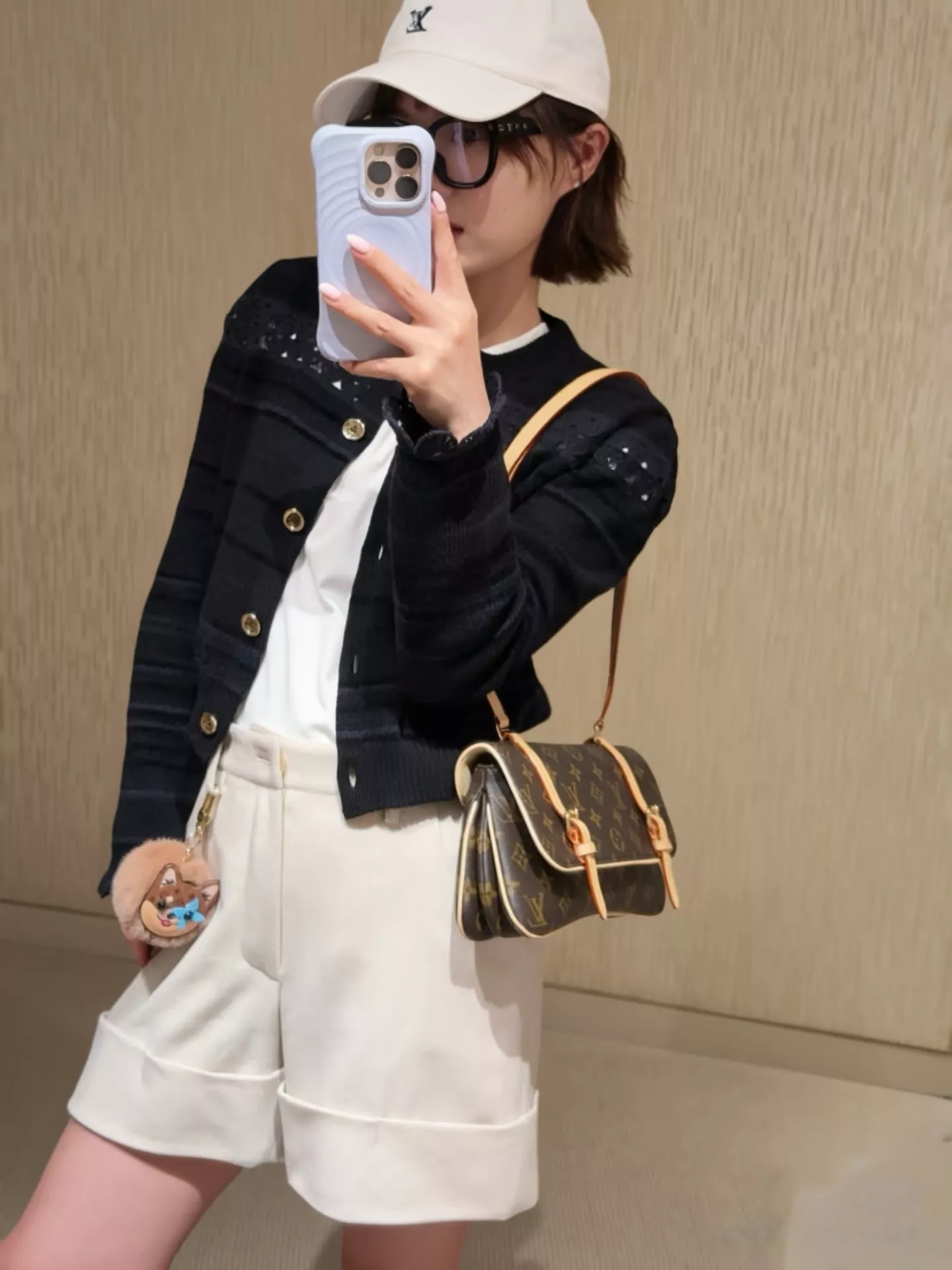 루이비통 스트라이프 메리노 여성용 긴소매 가디건 상세 이미지 63