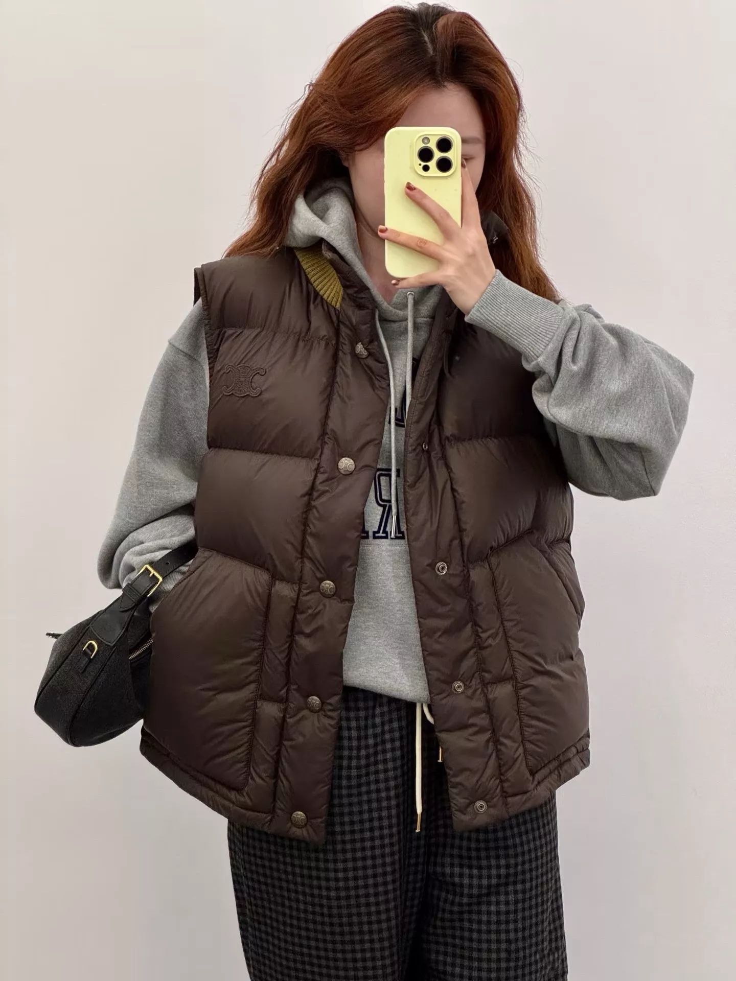 셀린느 우븐 다운 충전 여성용 패딩 조끼 상세 이미지 64
