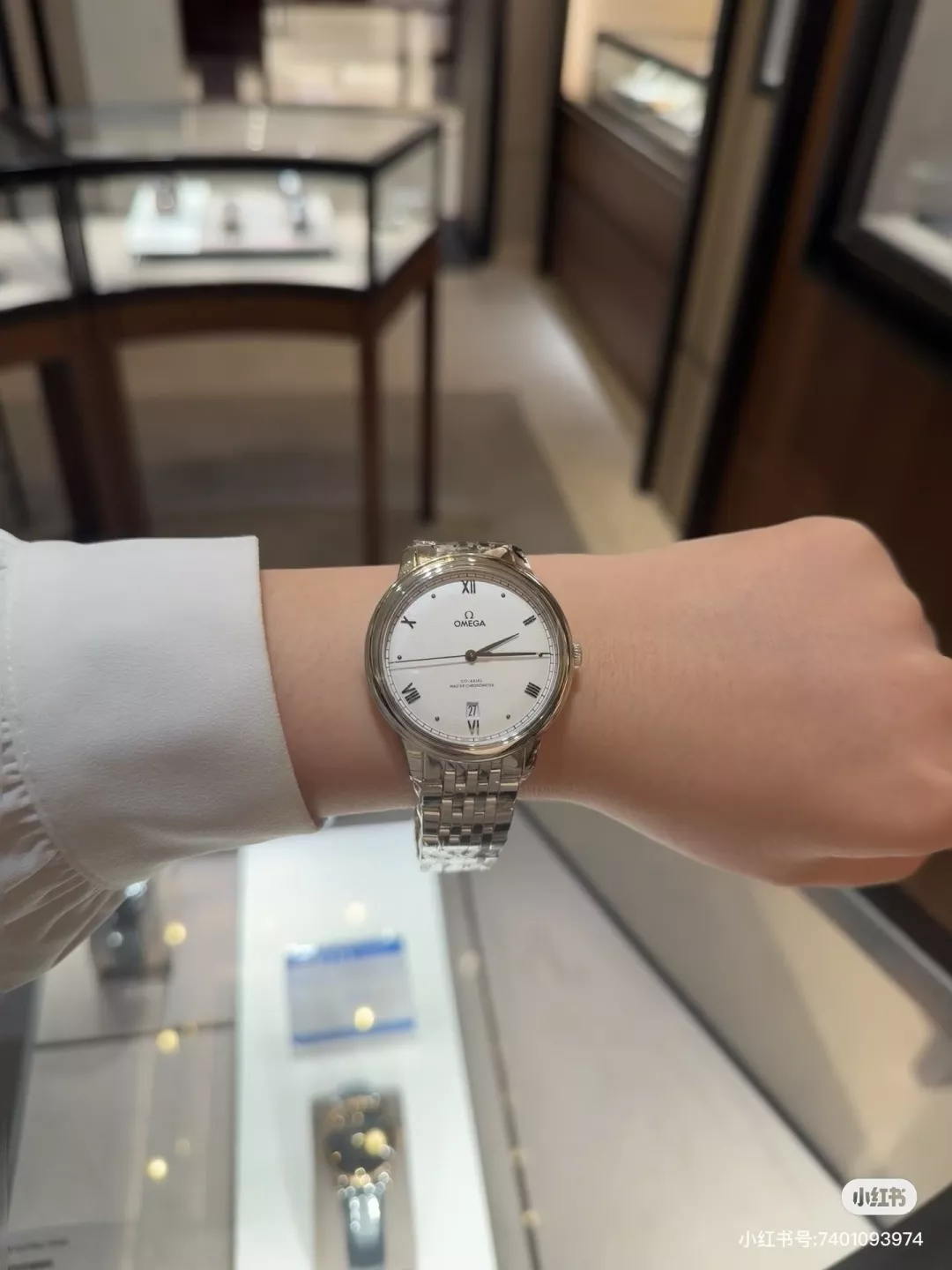 오메가 40mm 기계식 남성용 메탈 시계 상세 이미지 12