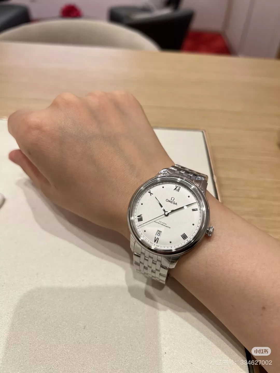 오메가 40mm 기계식 남성용 메탈 시계 상세 이미지 16