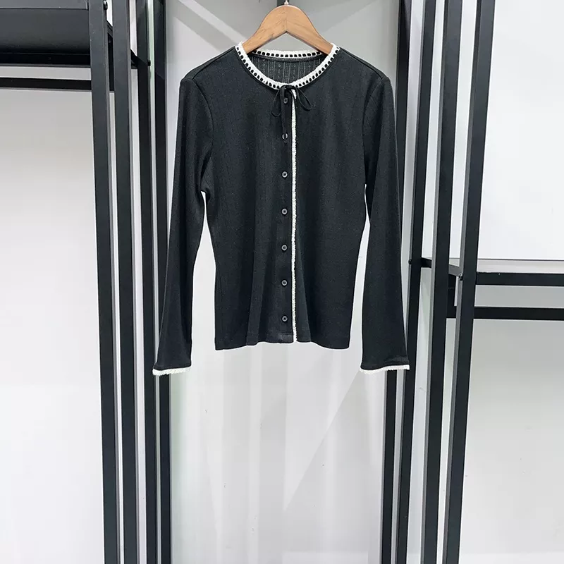 노브랜드 잔꽃 라운드넥 여성용 긴소매 티셔츠 상세 이미지 28