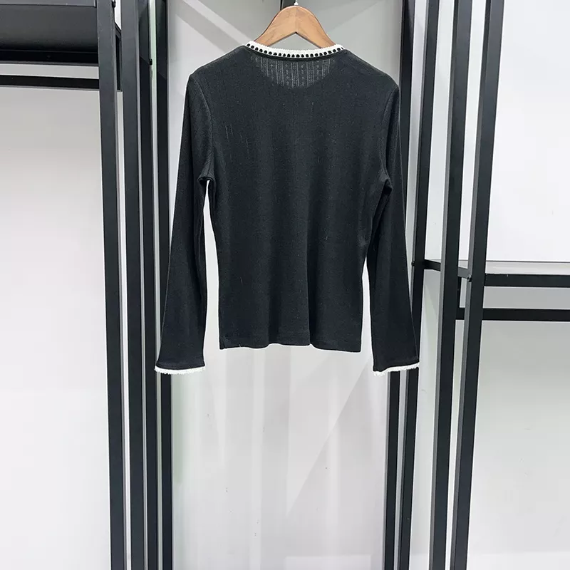 노브랜드 잔꽃 라운드넥 여성용 긴소매 티셔츠 상세 이미지 29