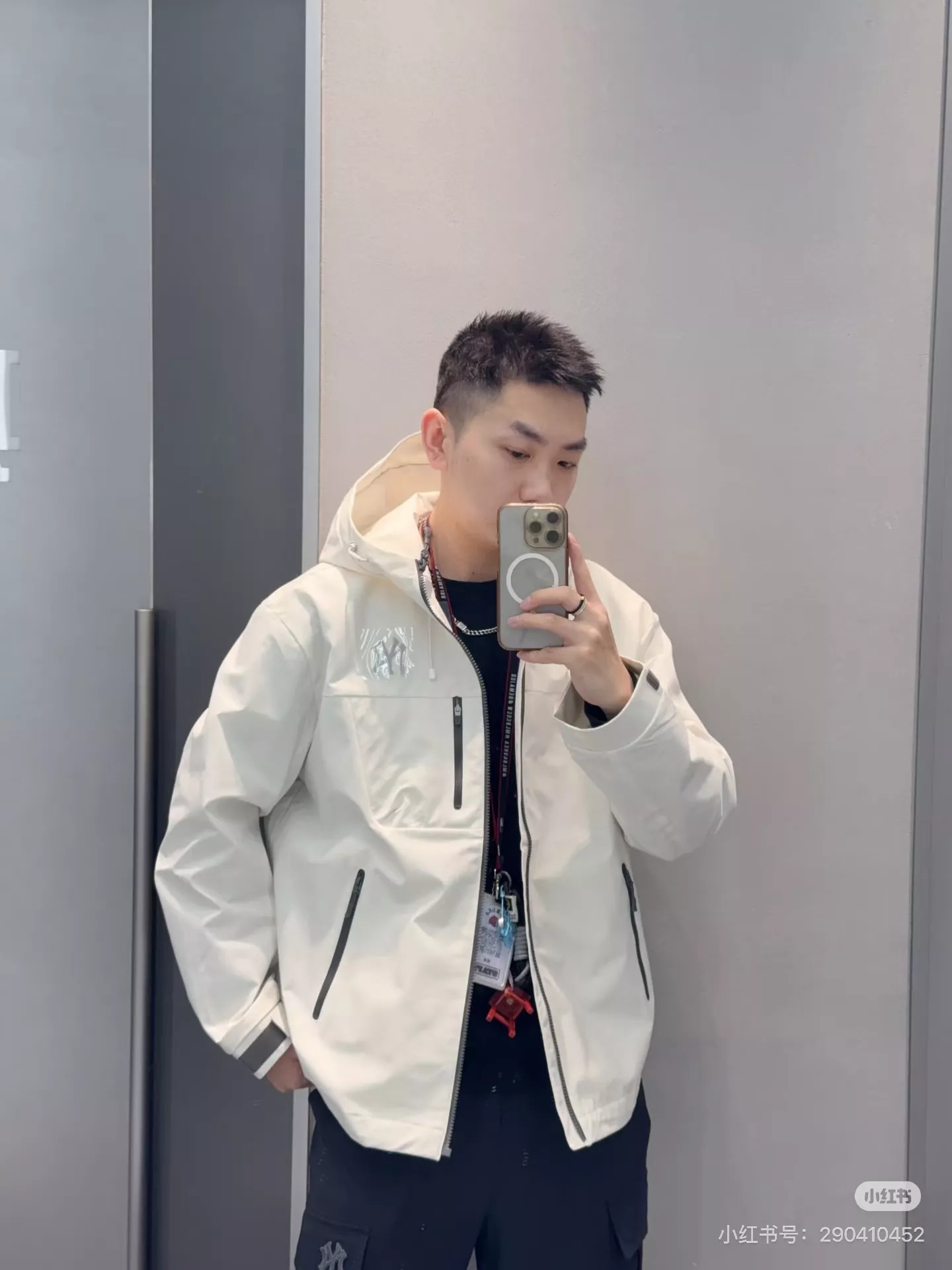 엠엘비 루즈핏 방풍 남녀공용 후드 재킷 상세 이미지 23