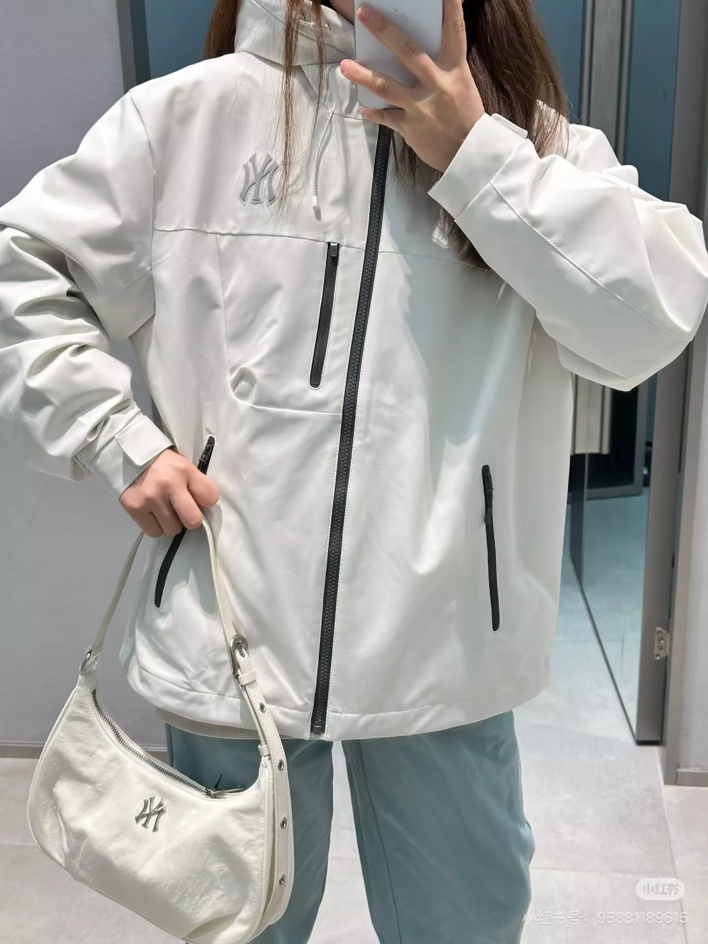 엠엘비 루즈핏 방풍 남녀공용 후드 재킷 상세 이미지 25