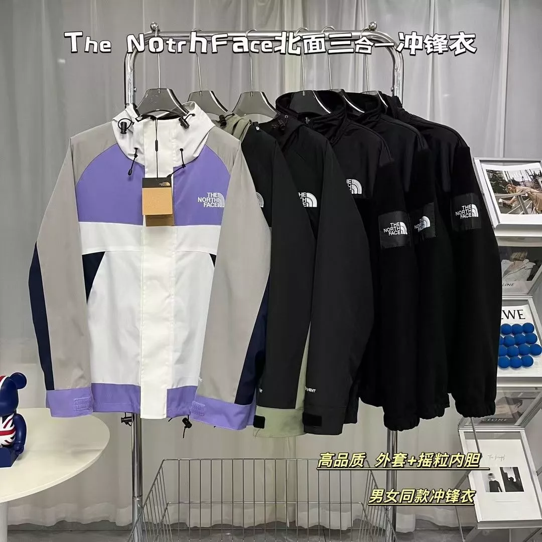 노스페이스 배색 탈착 내피 남녀공용 후드 재킷 상세 이미지 2